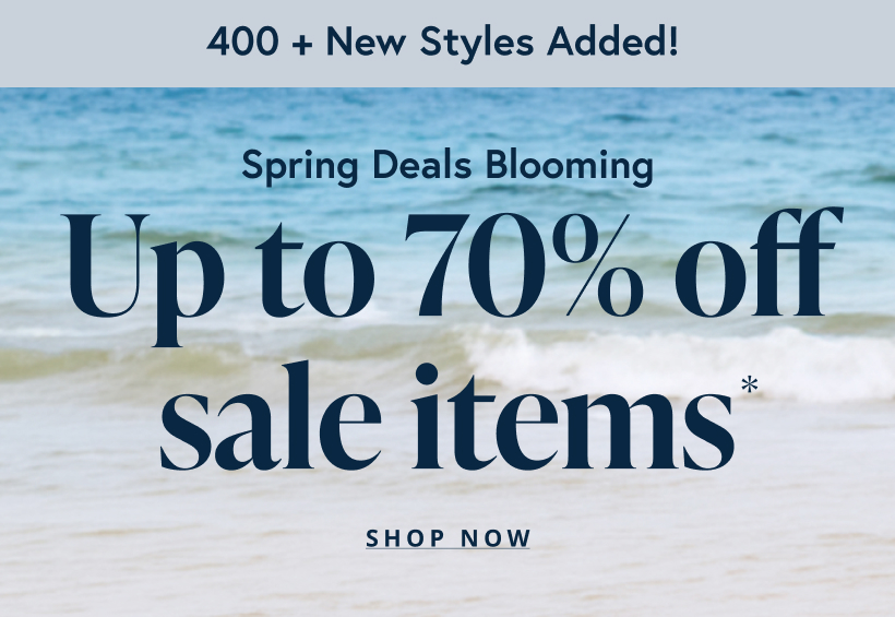 Up to 70% off sale items