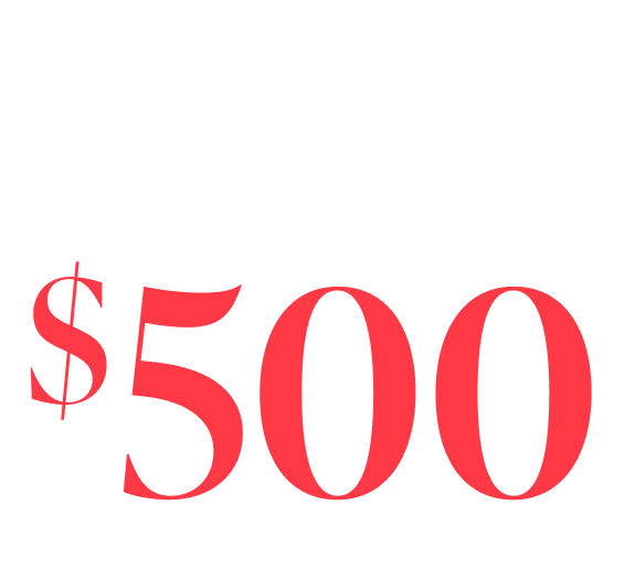 Sign up for a chance to win a $500 Black Friday shopping spree