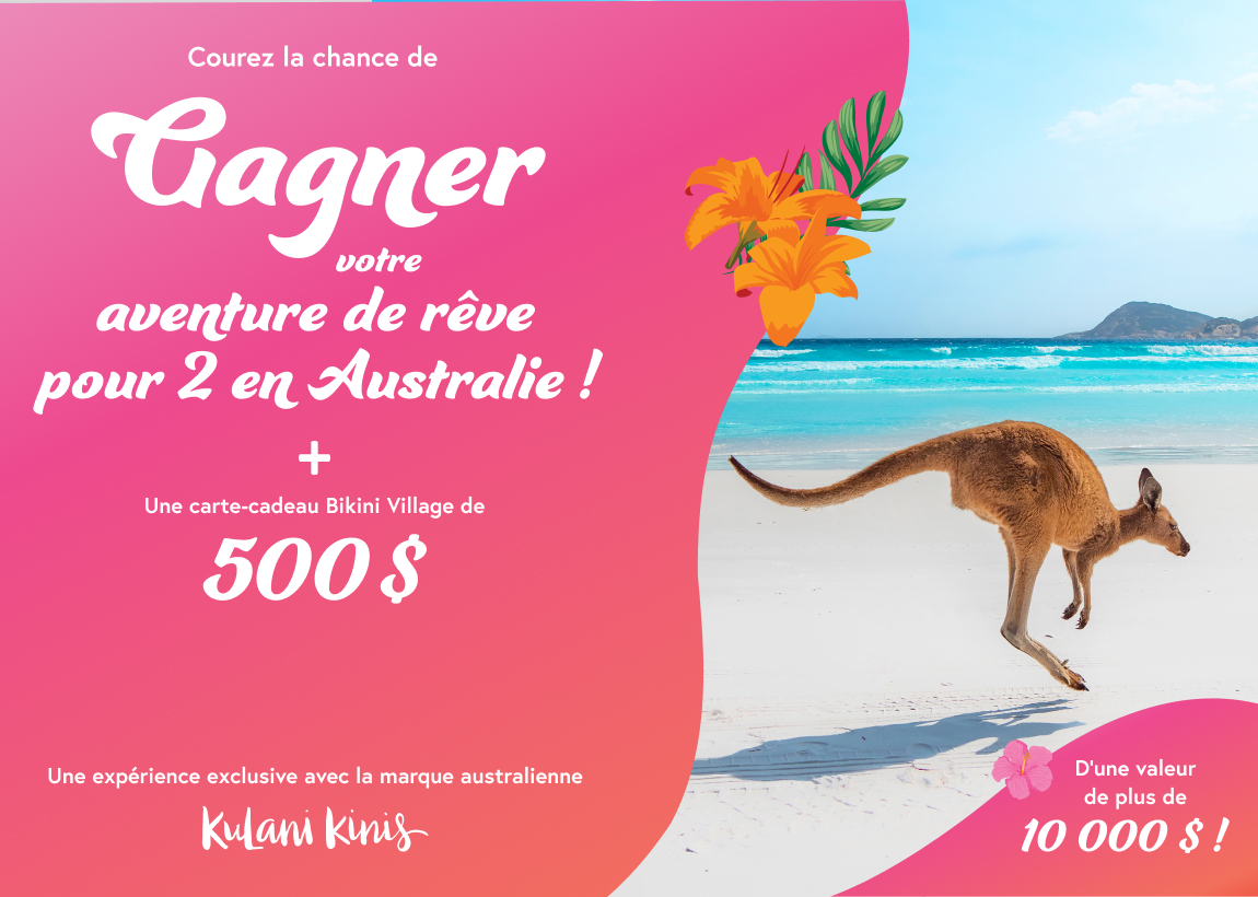 Courez la chance de gagner une aventure de rêve en Australie