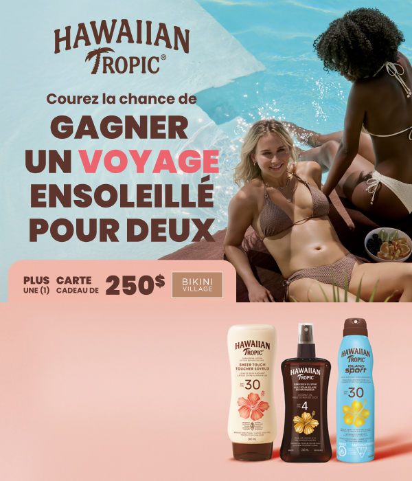 Courez la chance de gagner un voyage ensoleill&eacute; pour deux
