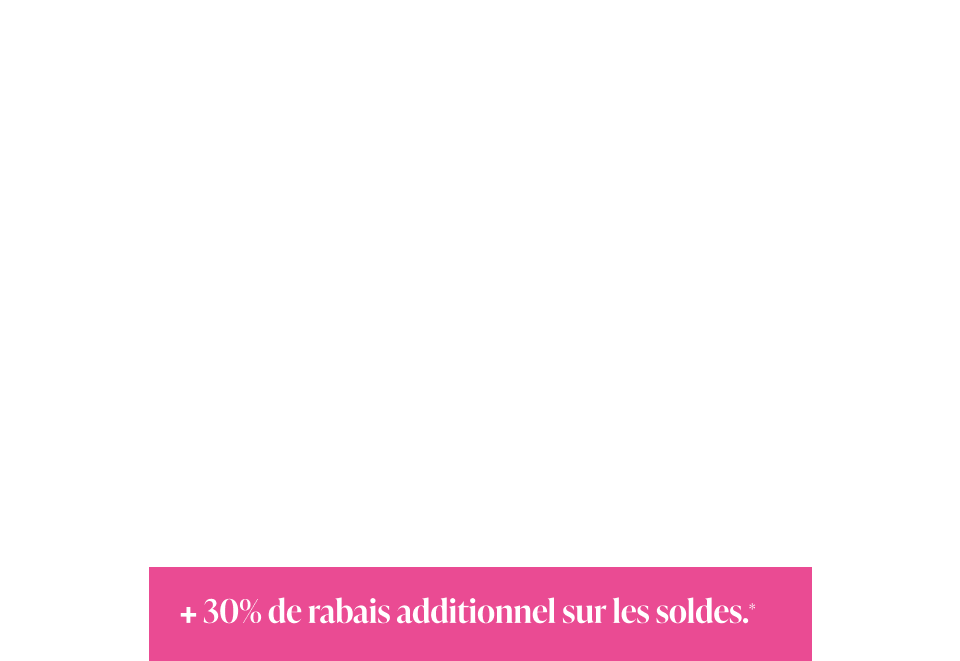 30% de rabais sur tout