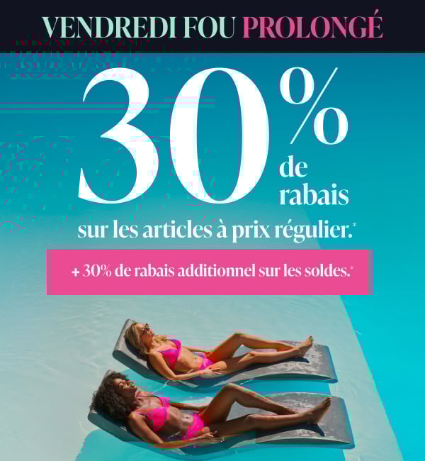 Deux femmes portant des bikinis rose fluo de la marque My Bikini Story.