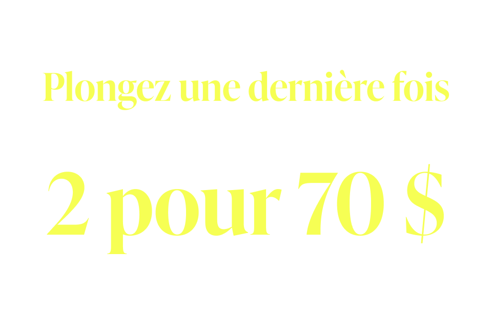 Articles s&eacute;lectionn&eacute;s &agrave; 2 pour 70 $
