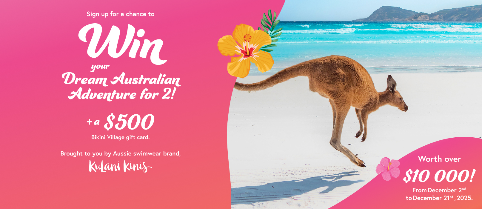 win your dream Australian adventure for 2!  