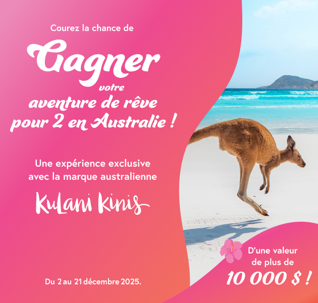 Gagnez votre aventure de rêve en Australie