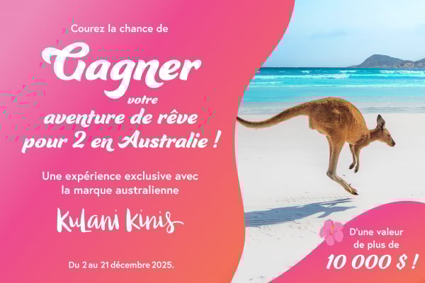 Gagner votre aventure de rêve pour 2 en Australie !  