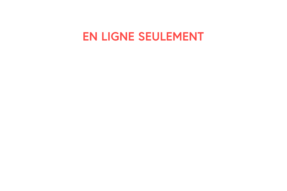 20% de rabais sur les articles &agrave; prix r&eacute;gulier
