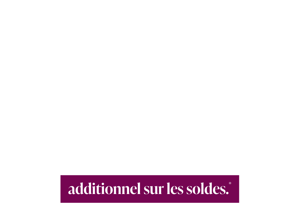 30% de rabais additionnel sur les soldes