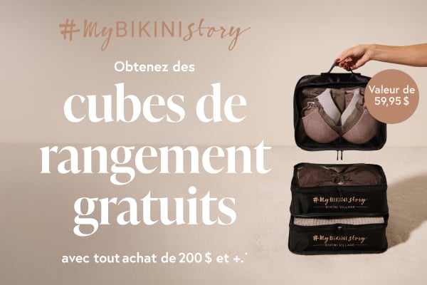 Ensemble de cubes de rangement de tailles vari&eacute;es, parfaits pour un voyage organis&eacute; et un rangement facile. 