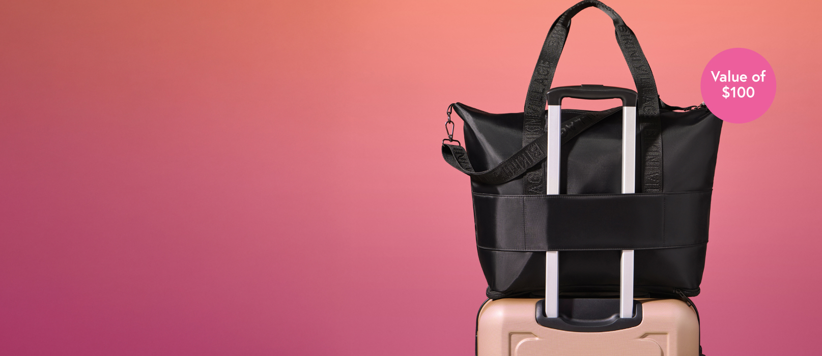 Black Weekender bag