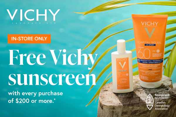 Vichy product demonstration.