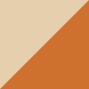 Beige and terracotta