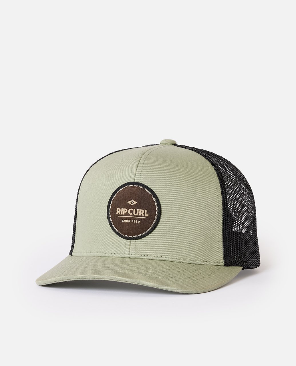 RIP CURL Routine Curve Trucker Cap Sage Green 1ERMHE - View1