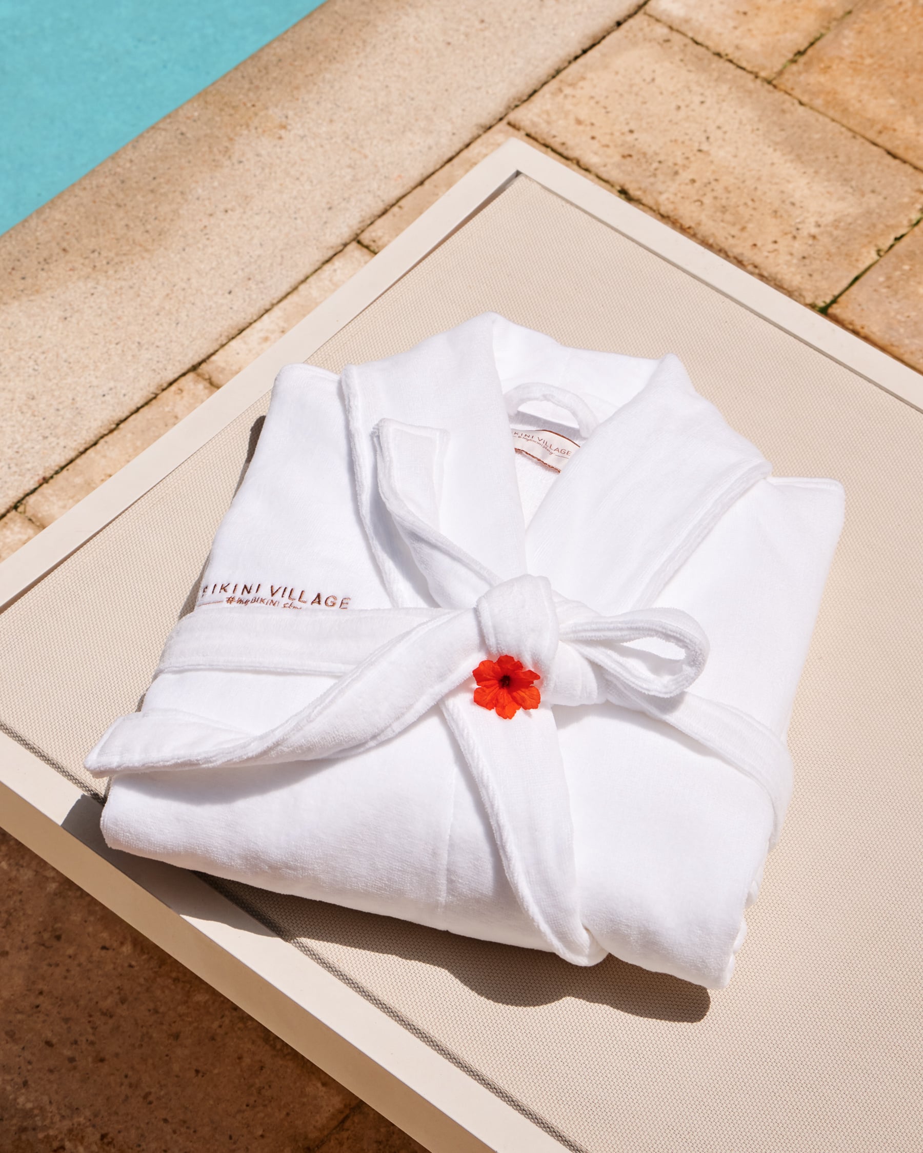 BIKINI VILLAGE Bathrobe White 09200016 - View4