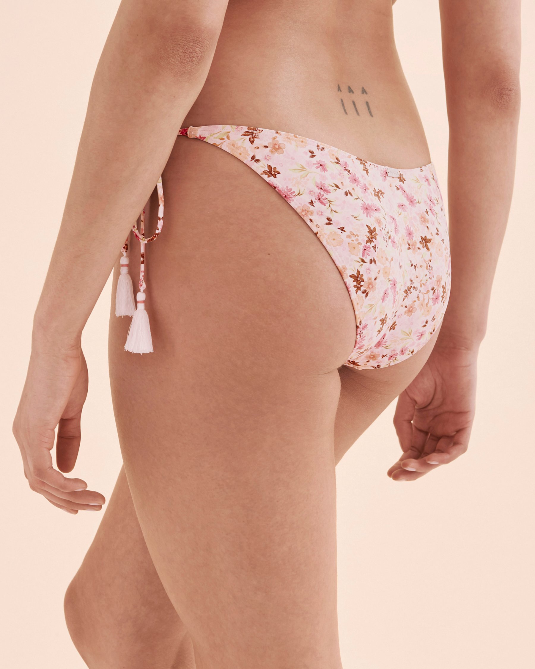 TROPIK Boho V-cut Brazilain Bikini Bottom Boho print 01300216 - View4
