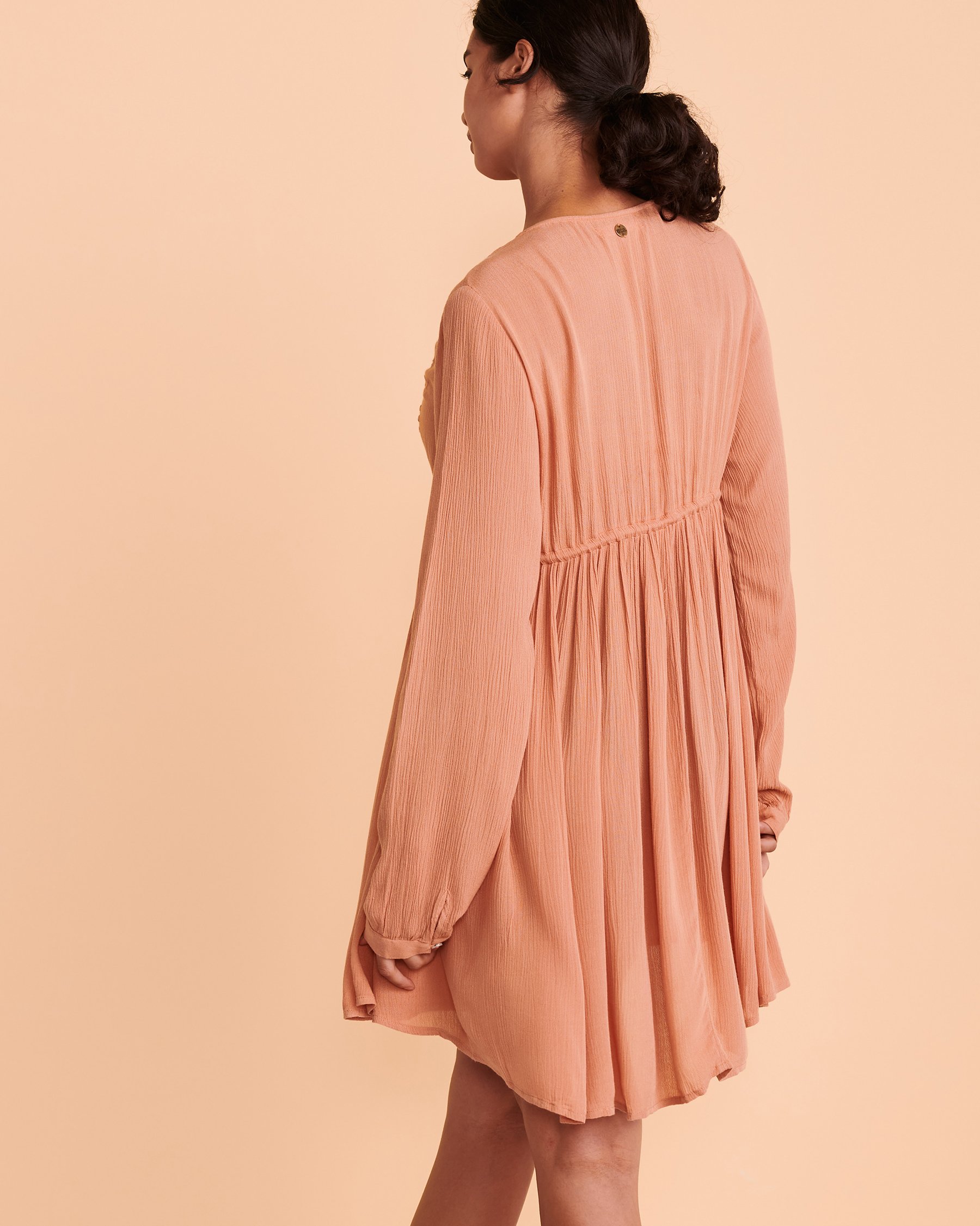 RIP CURL HAZEL Long Sleeve Dress Clay 00CWDR - View2