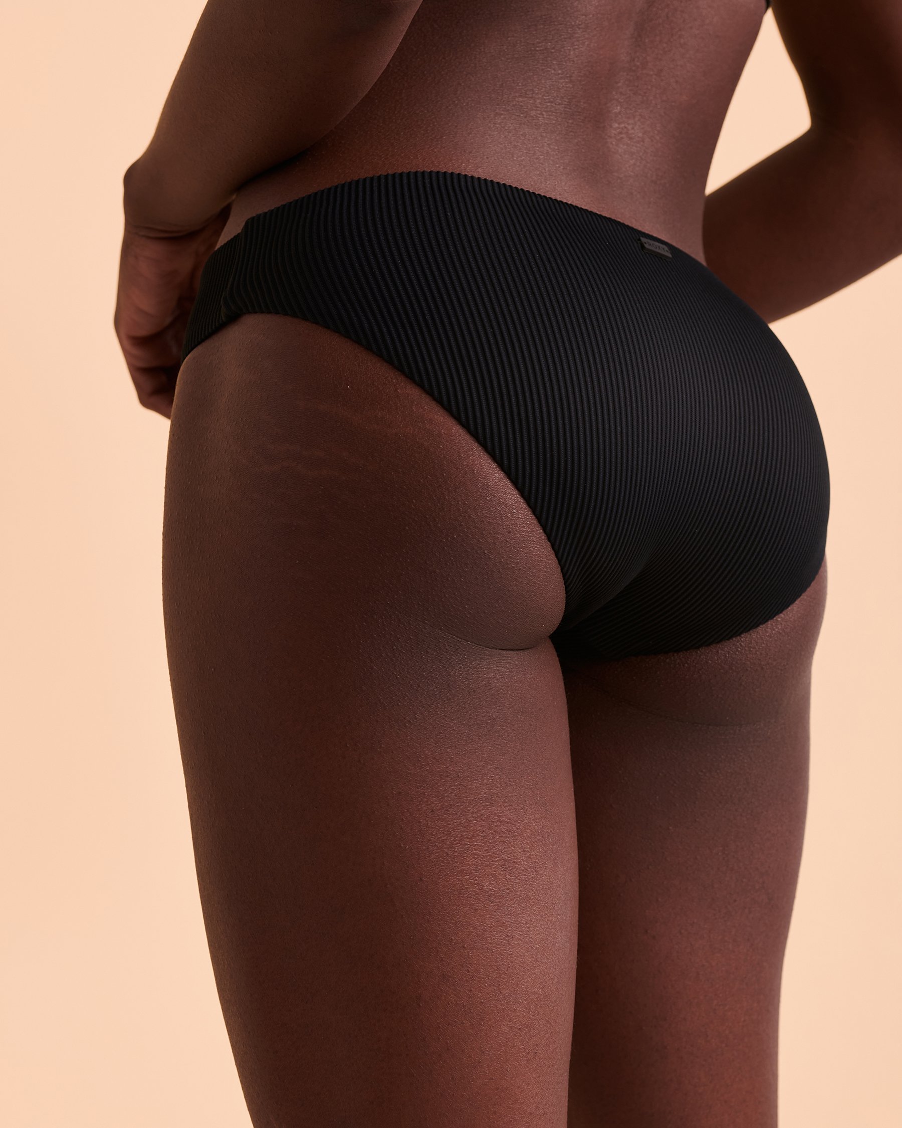 ROXY RIB ROXY LOVE Hipster Bikini Bottom Black ERJX404414 - View6