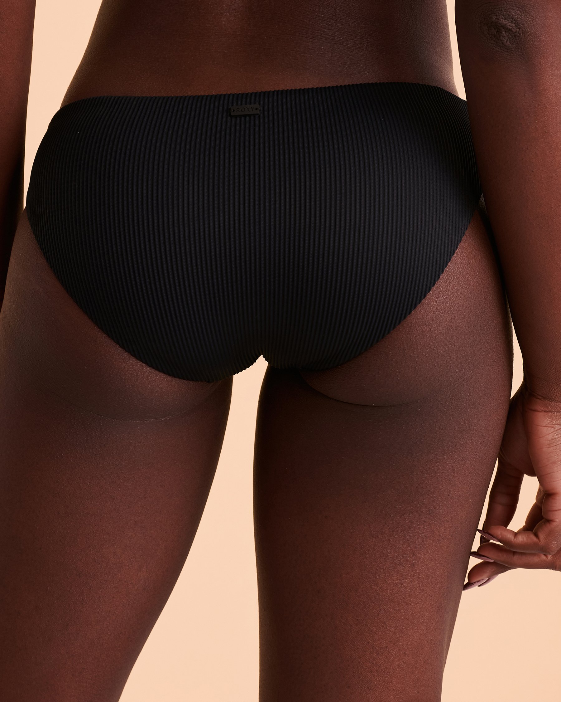 ROXY RIB ROXY LOVE Hipster Bikini Bottom Black ERJX404414 - View7