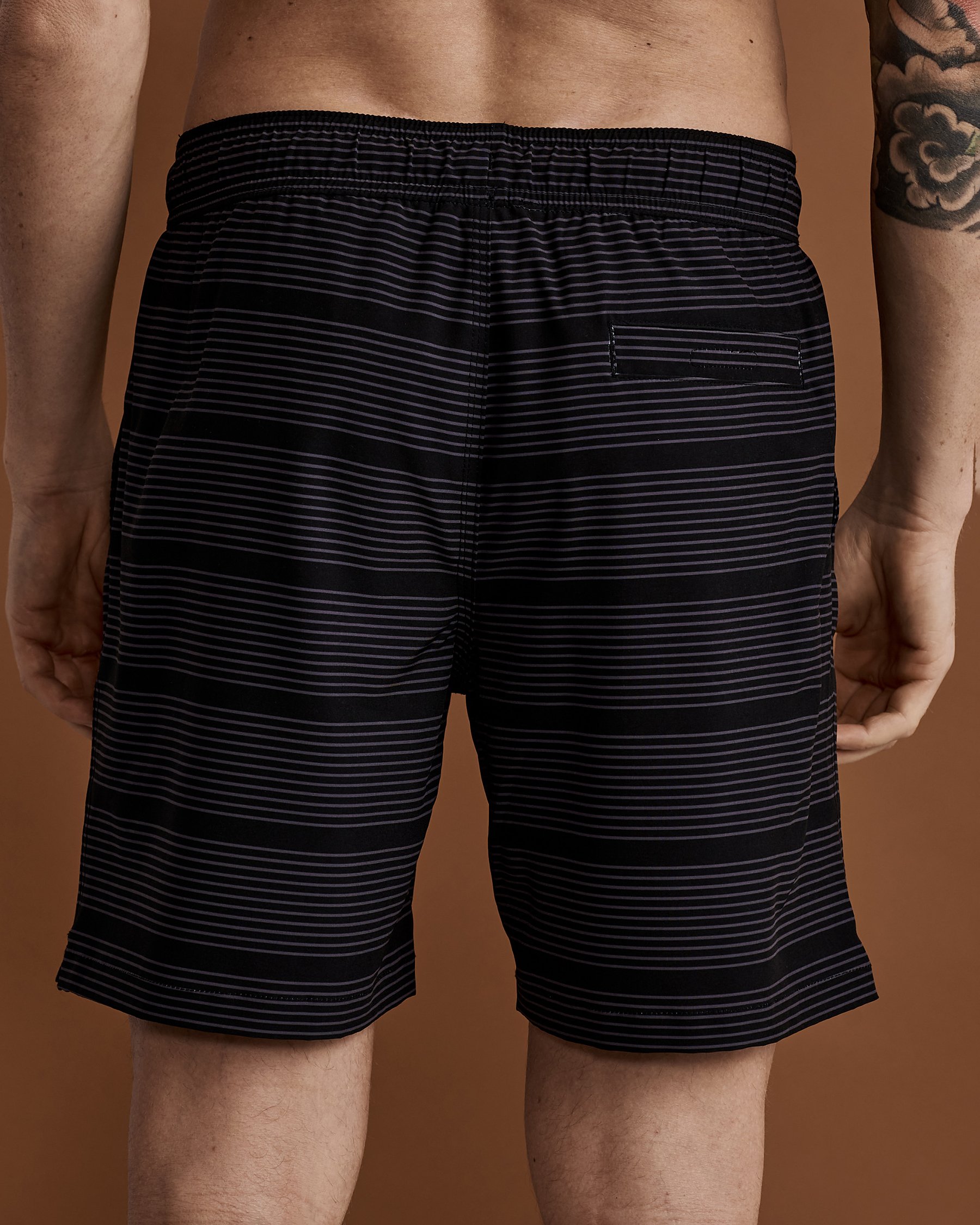 BLACK BULL APPAREL EDISON Volley Swimsuit Black 3905-1031 - View2