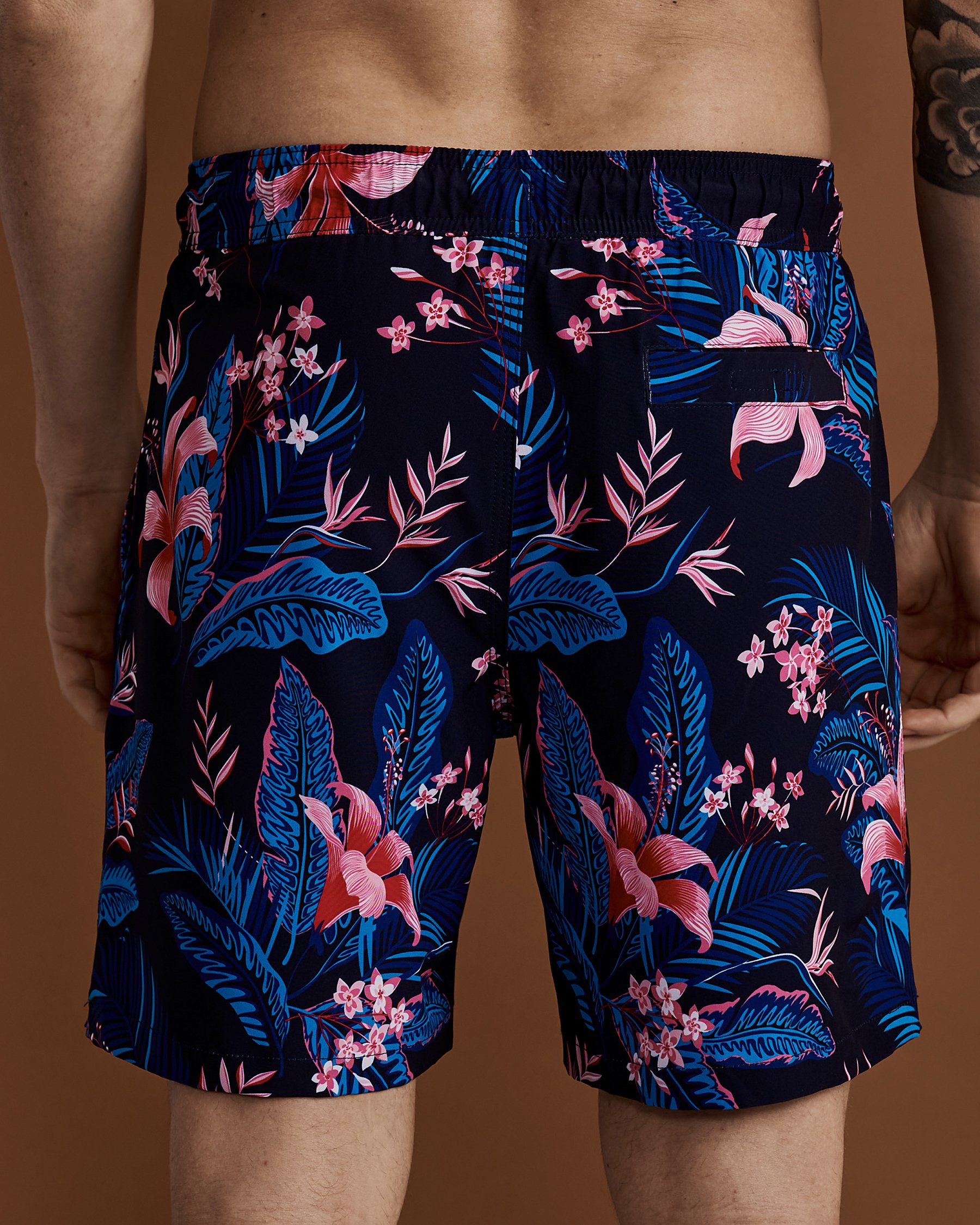 BLACK BULL APPAREL EDISON Volley Swimsuit Dark tropics 3905-1032 - View2