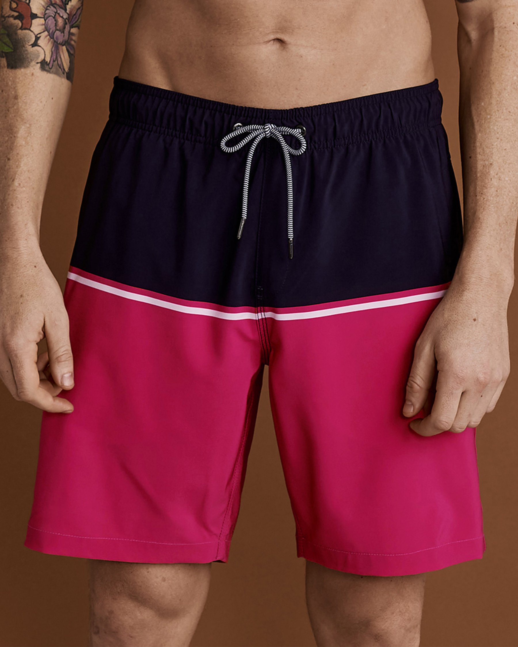 BLACK BULL APPAREL NELSON Volley Swimsuit Colorblock 3906-1020 - View1