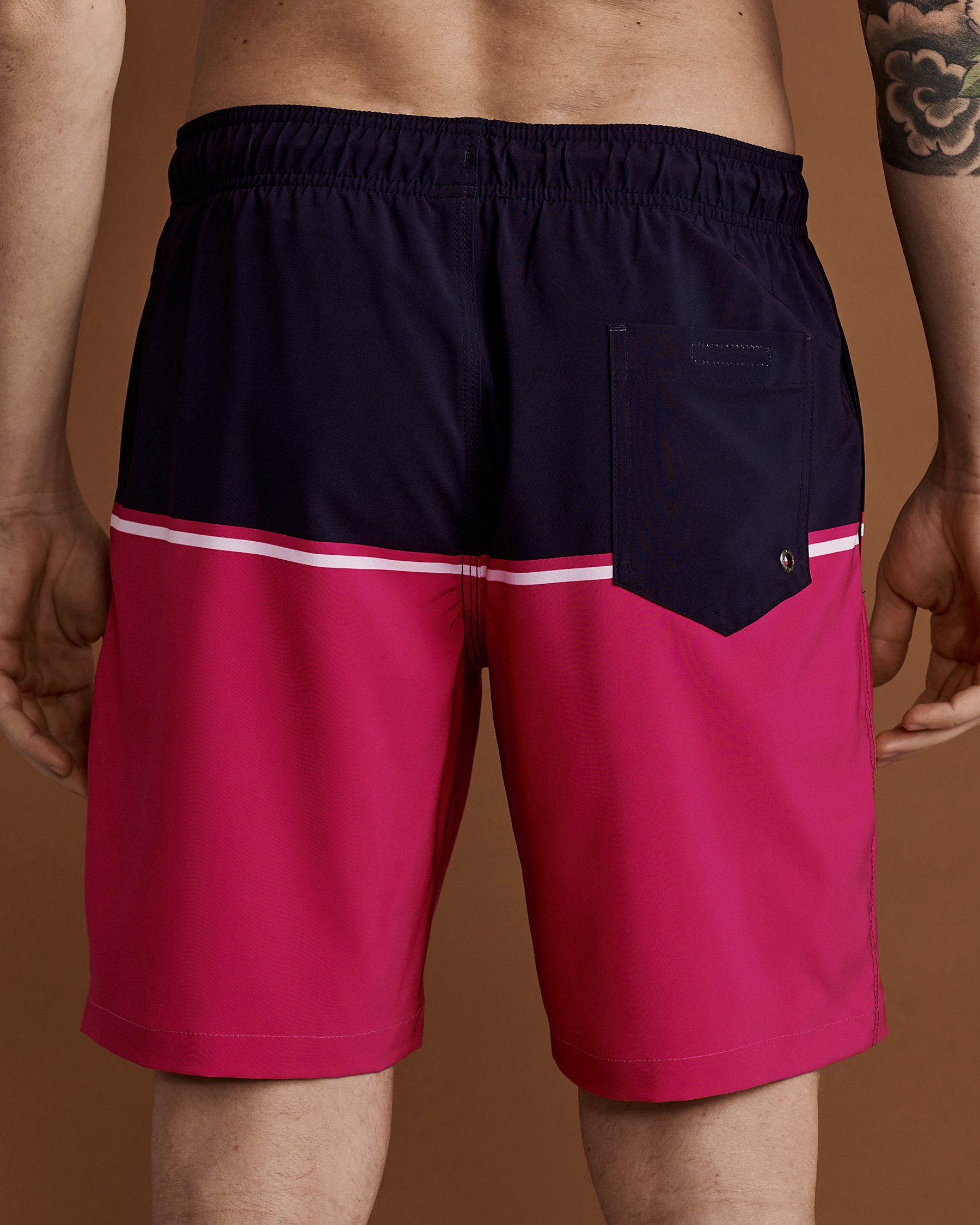 BLACK BULL APPAREL NELSON Volley Swimsuit Colorblock 3906-1020 - View2