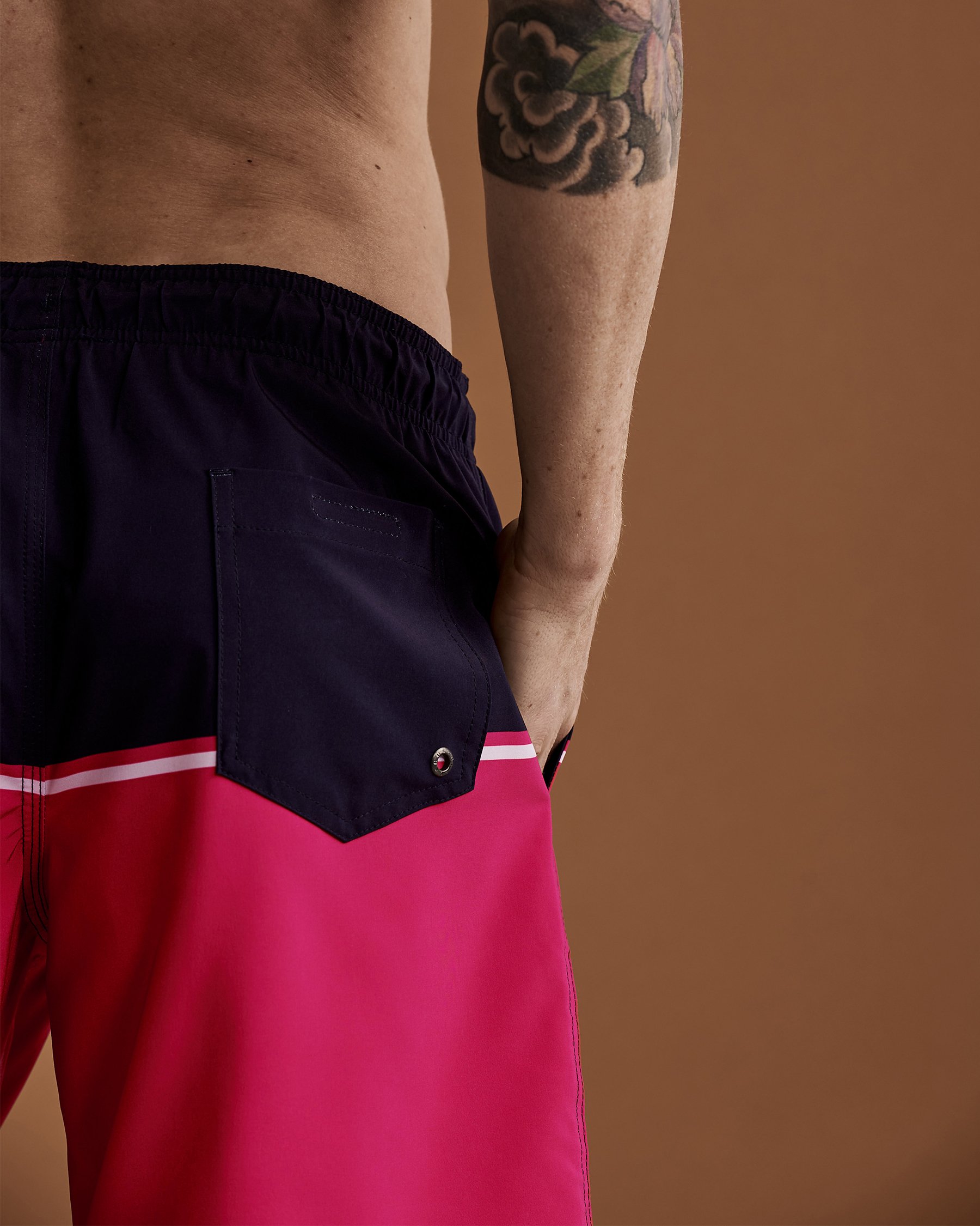 BLACK BULL APPAREL NELSON Volley Swimsuit Colorblock 3906-1020 - View3