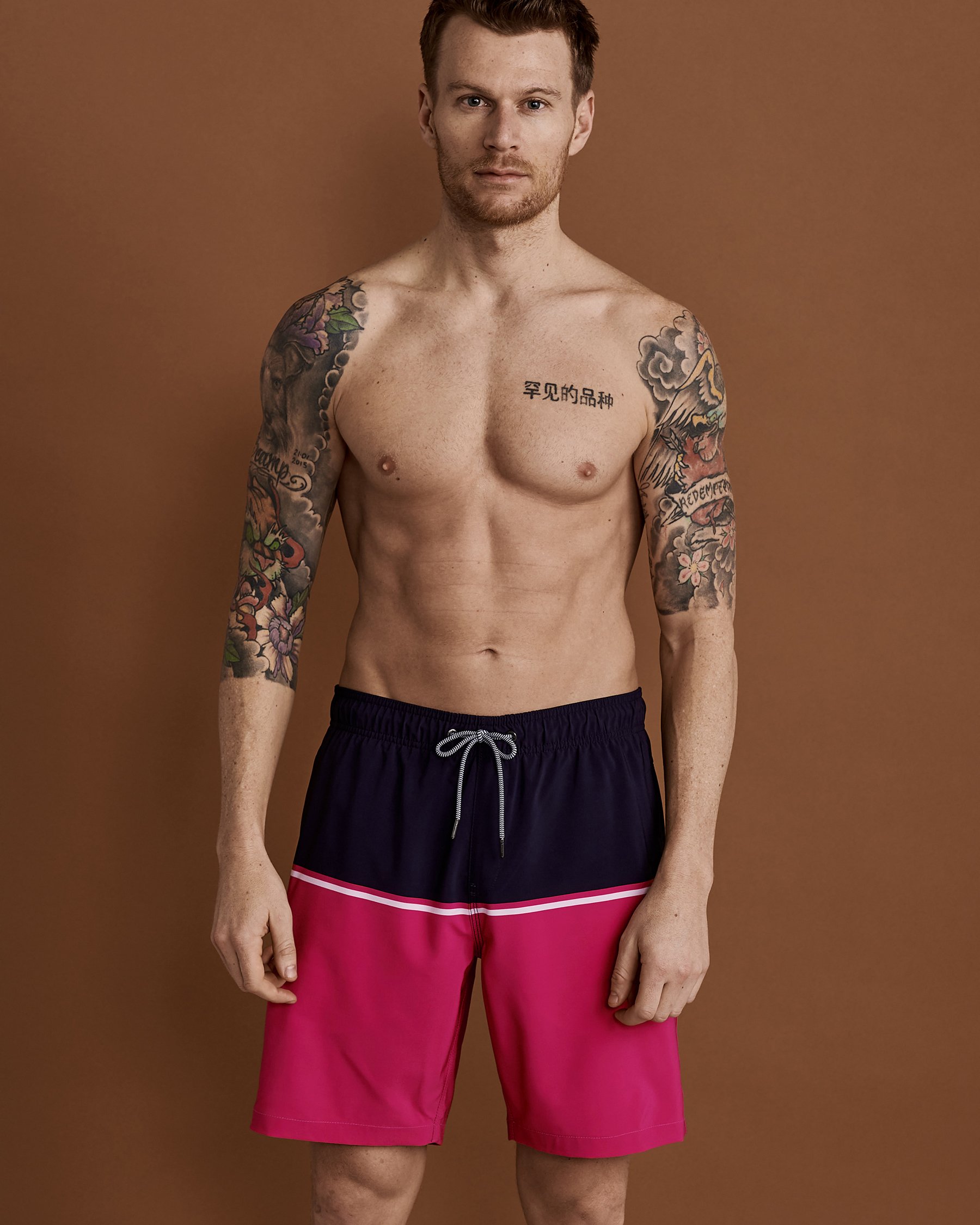 BLACK BULL APPAREL NELSON Volley Swimsuit Colorblock 3906-1020 - View5