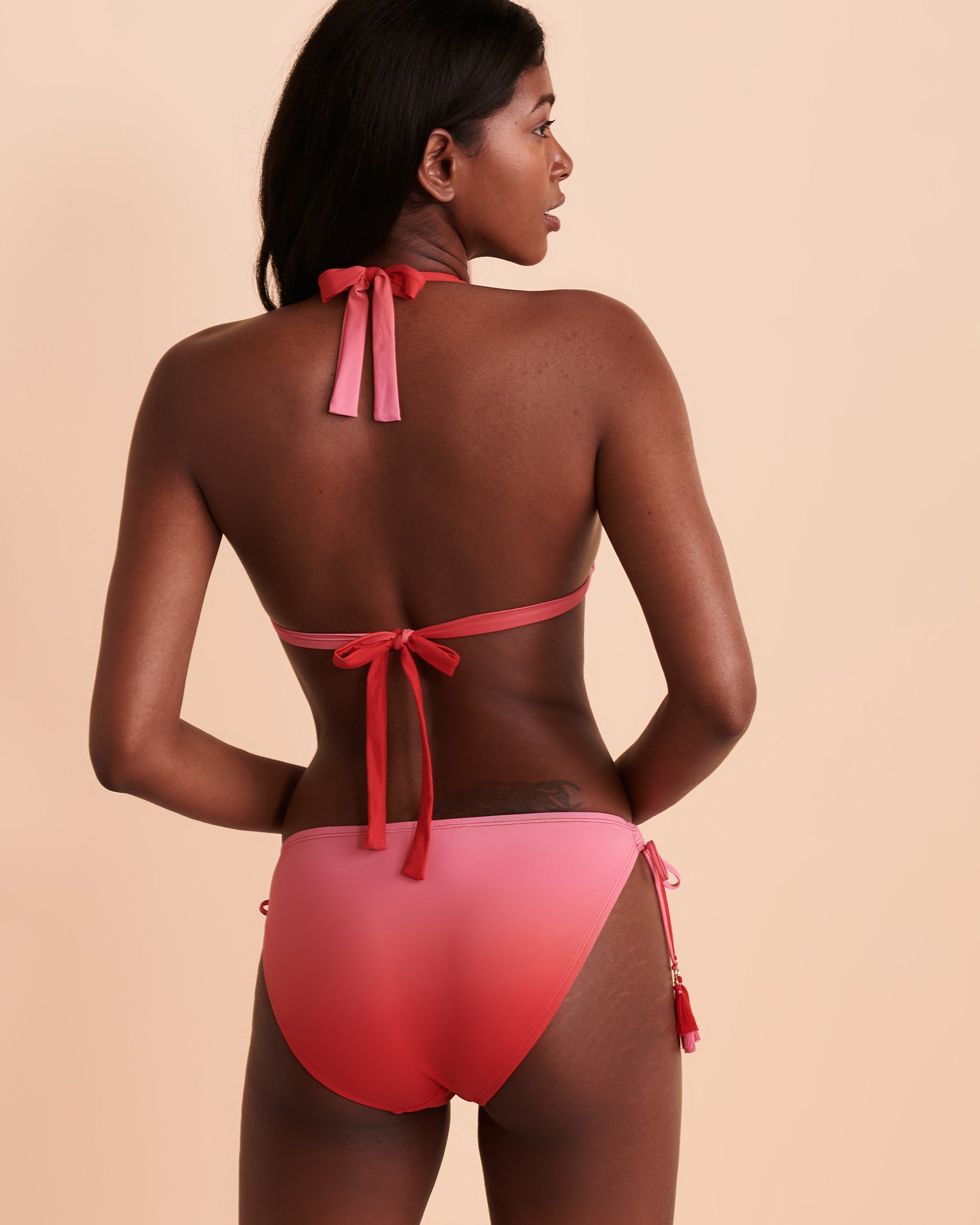 BLEU ROD BEATTIE COAST TO COAST Triangle Bikini Top Shade of pink RBCC22104H - View2