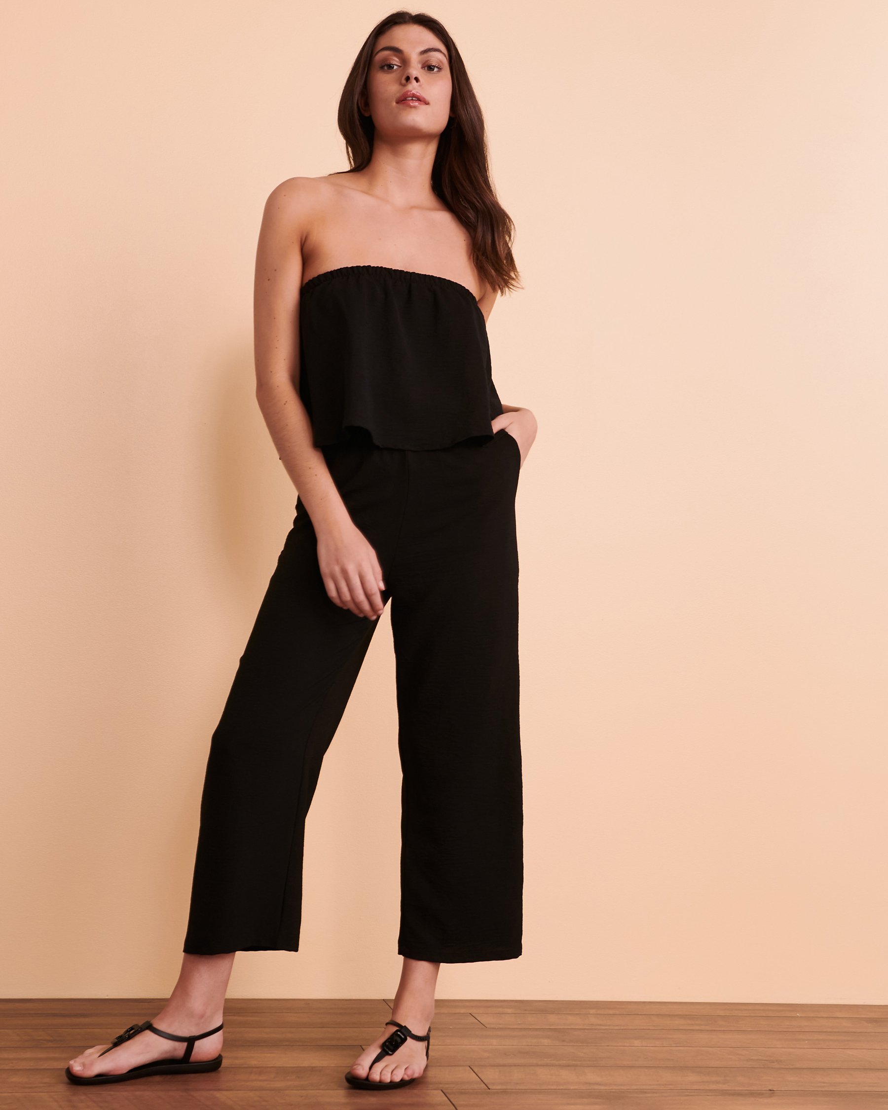 COVER ME Sleeveless Jumpsuit Black 22022517 - View1