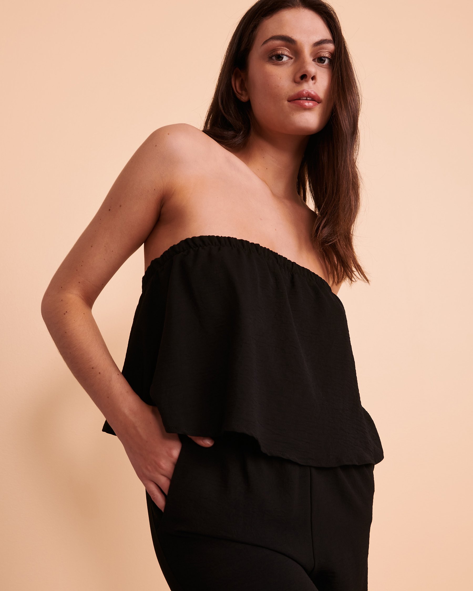 COVER ME Sleeveless Jumpsuit Black 22022517 - View4