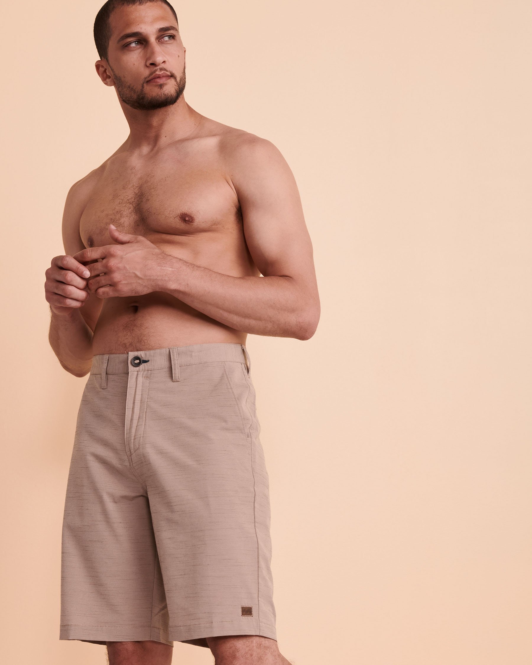 BILLABONG Short hybride Crossfire Slub Kaki pâle ABYWS00111 - View5