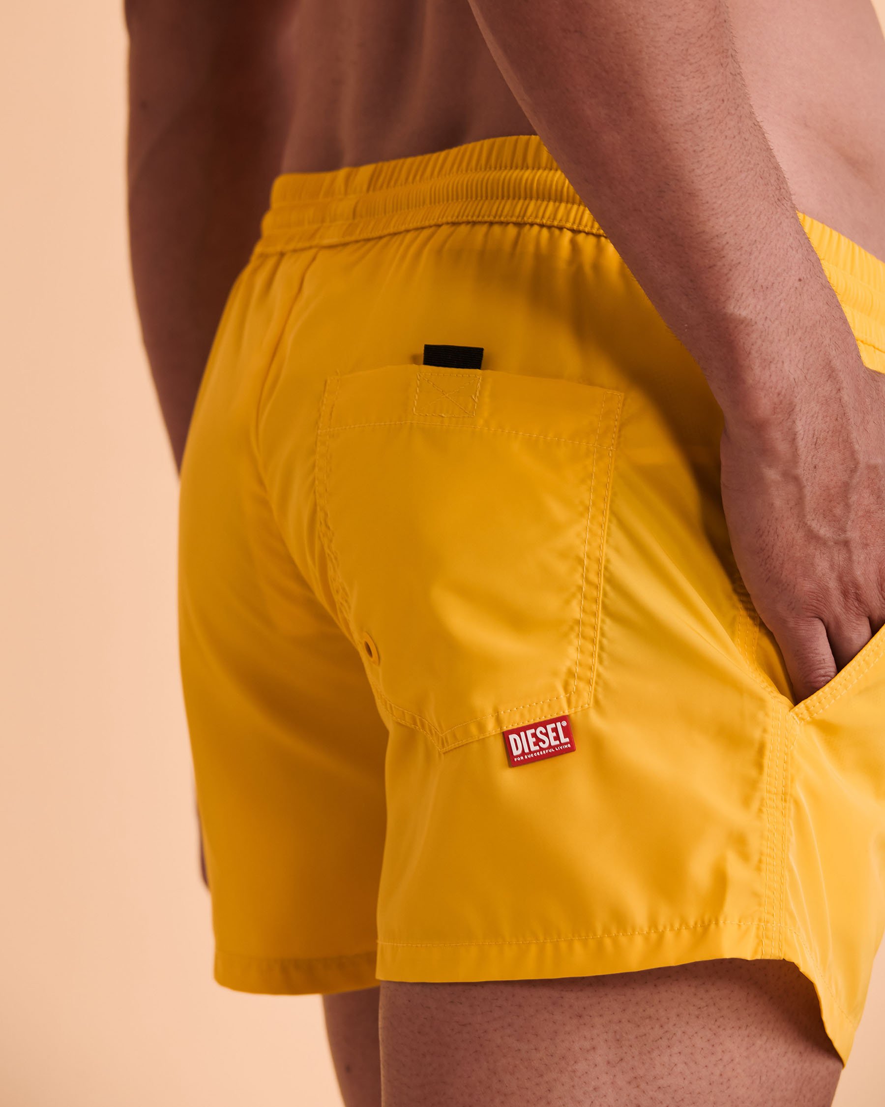 DIESEL CAYBAY Volley Swimsuit Yellow A052610QEAP - View3