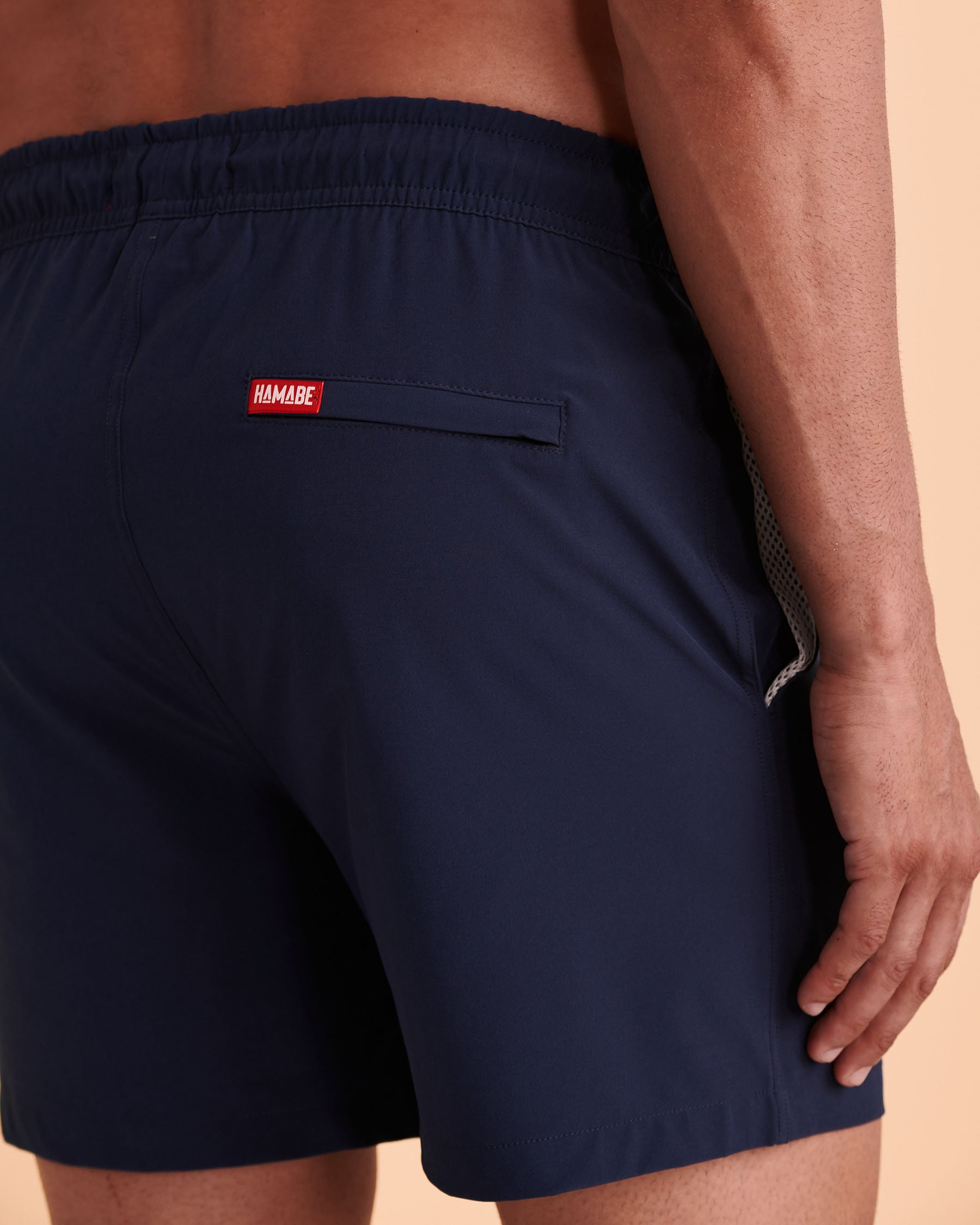 HAMABE Volley Swimsuit Navy 03100005 - View3
