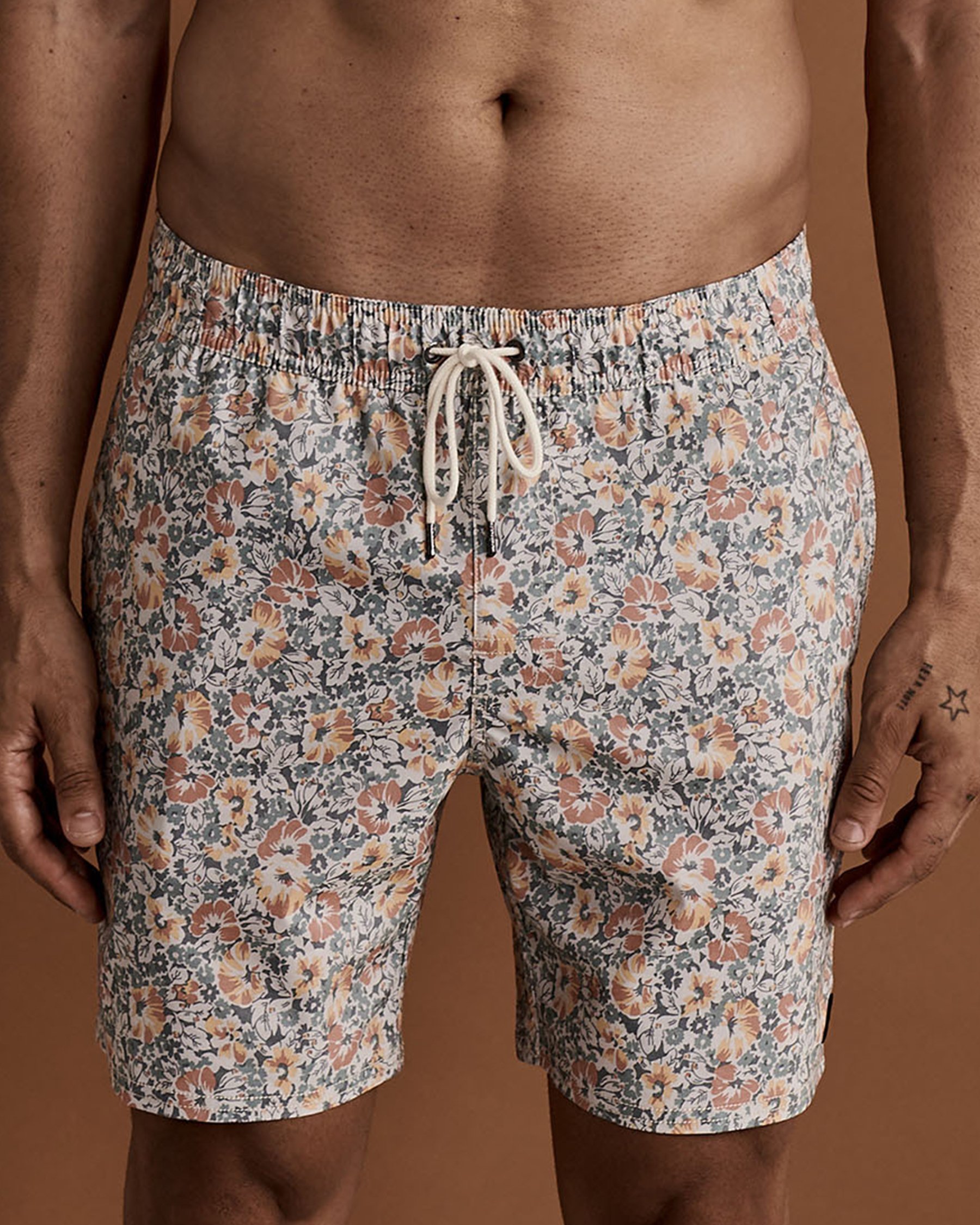 RVCA BARNES Volley Swimsuit Multi print AVYBS00115 - View1