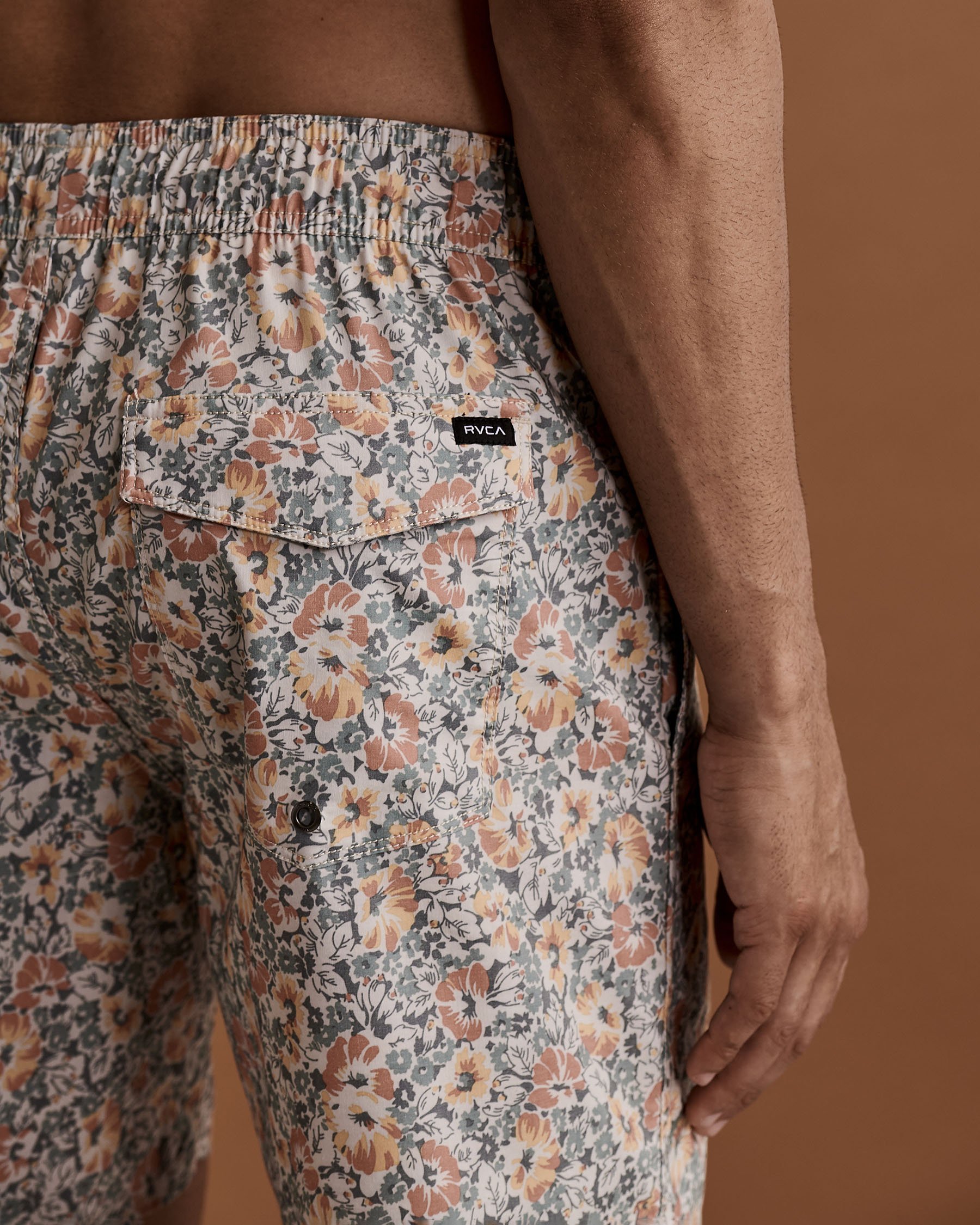 RVCA BARNES Volley Swimsuit Multi print AVYBS00115 - View3