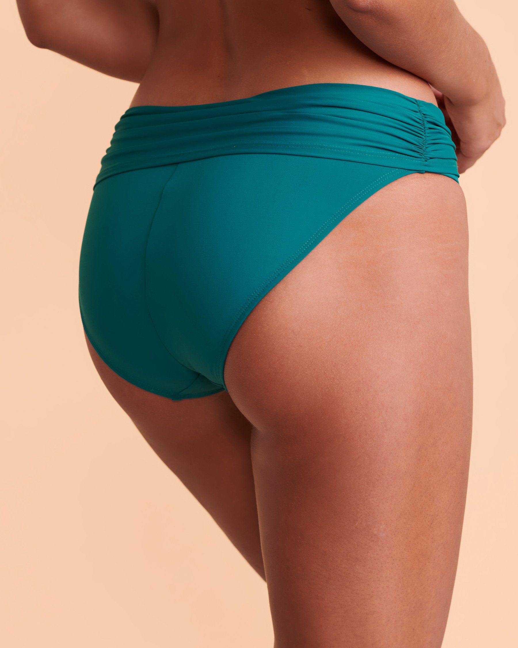 BLEU ROD BEATTIE Bas de bikini bande de taille torsadée KORE Eau profonde RBKK00511H - View3