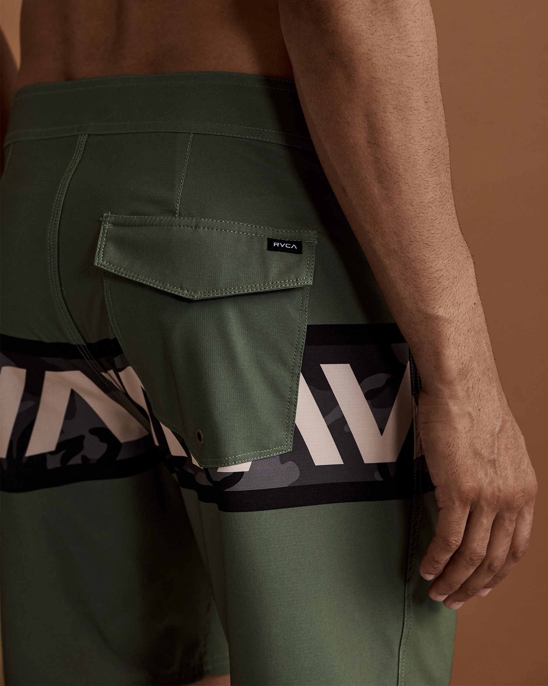 RVCA VA BANDED Boardshort Swimsuit Logo AVYBS00189 - View3