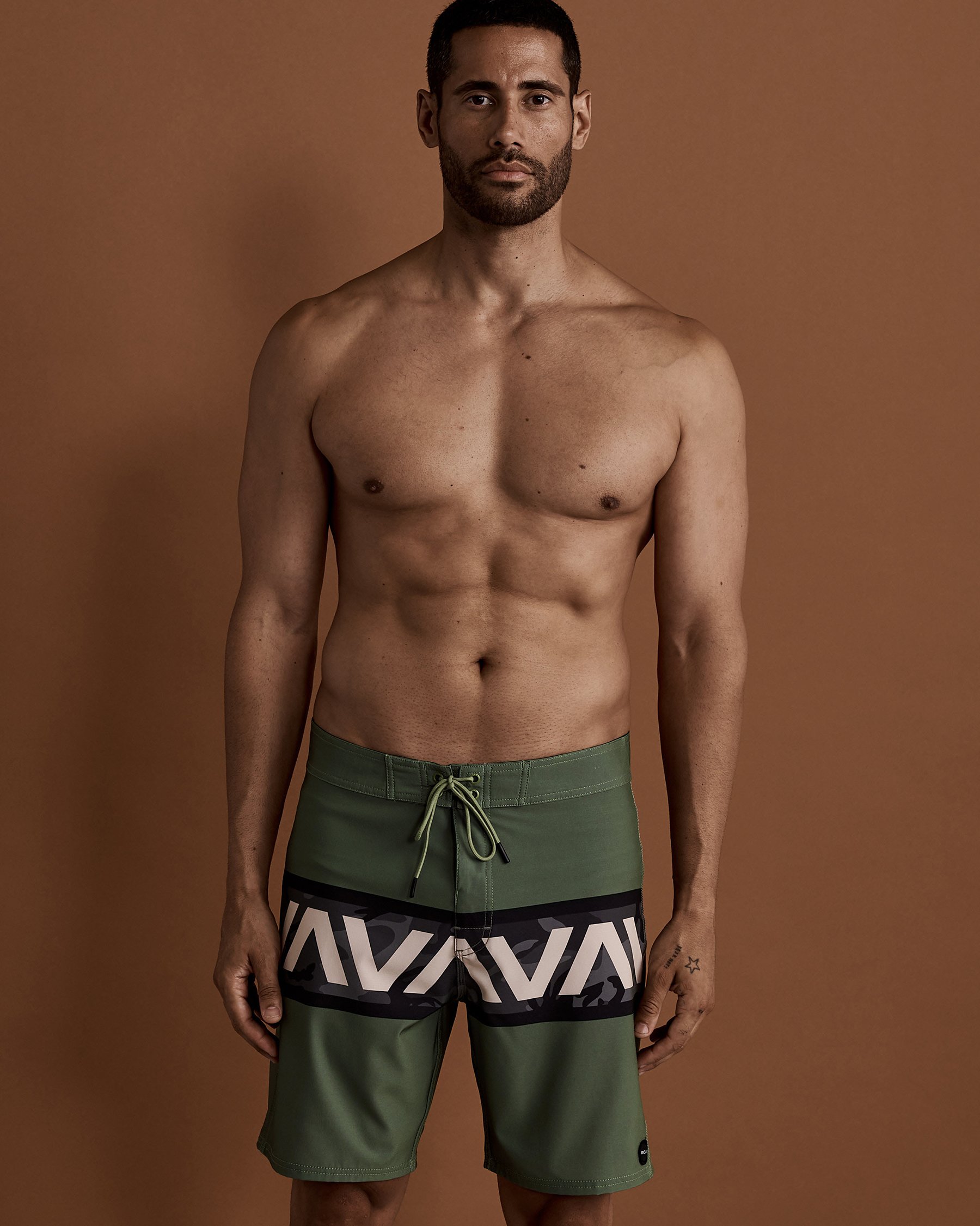 RVCA VA BANDED Boardshort Swimsuit Logo AVYBS00189 - View4