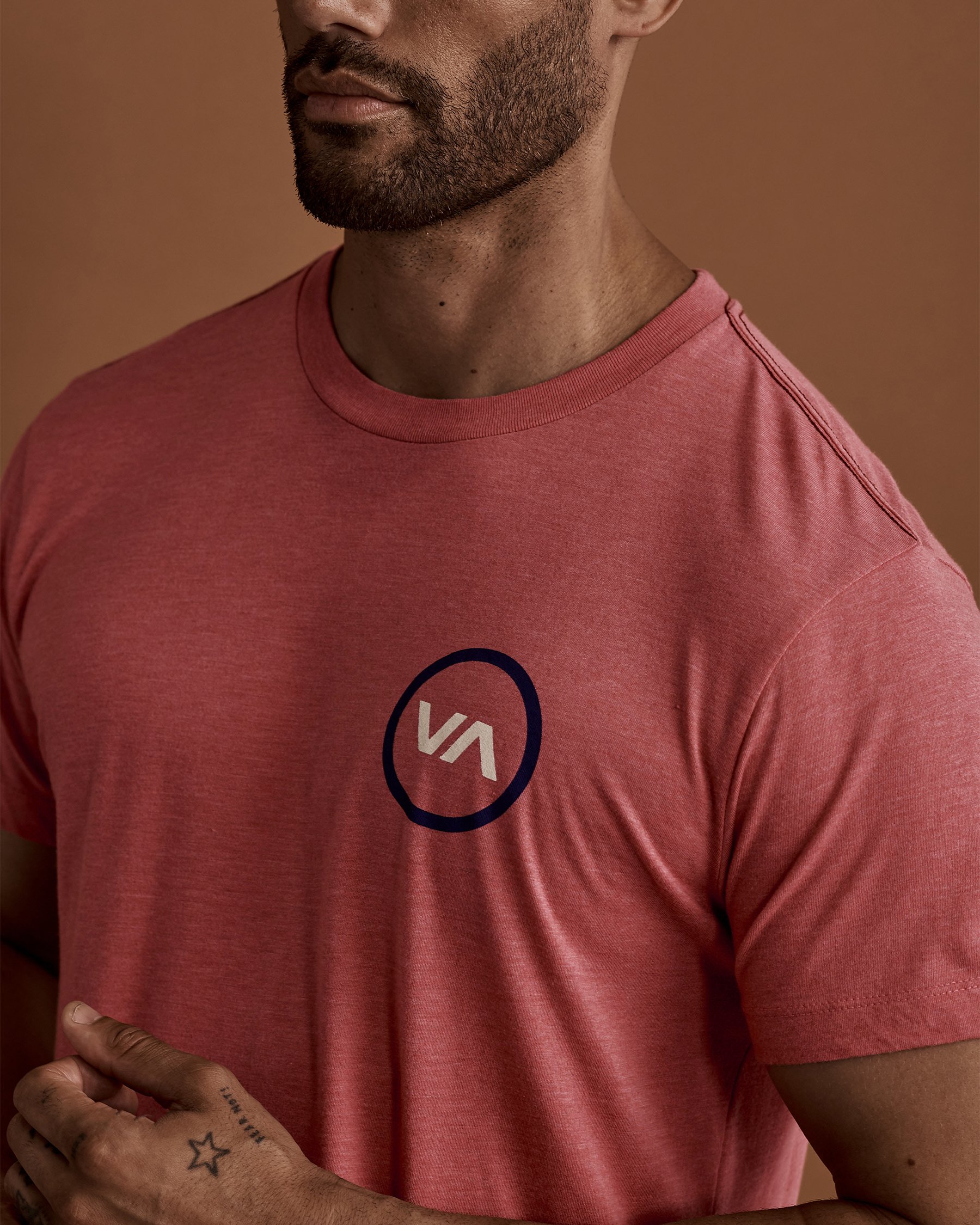 RVCA VA MOD T-shirt Pink AVYZT00745 - View3