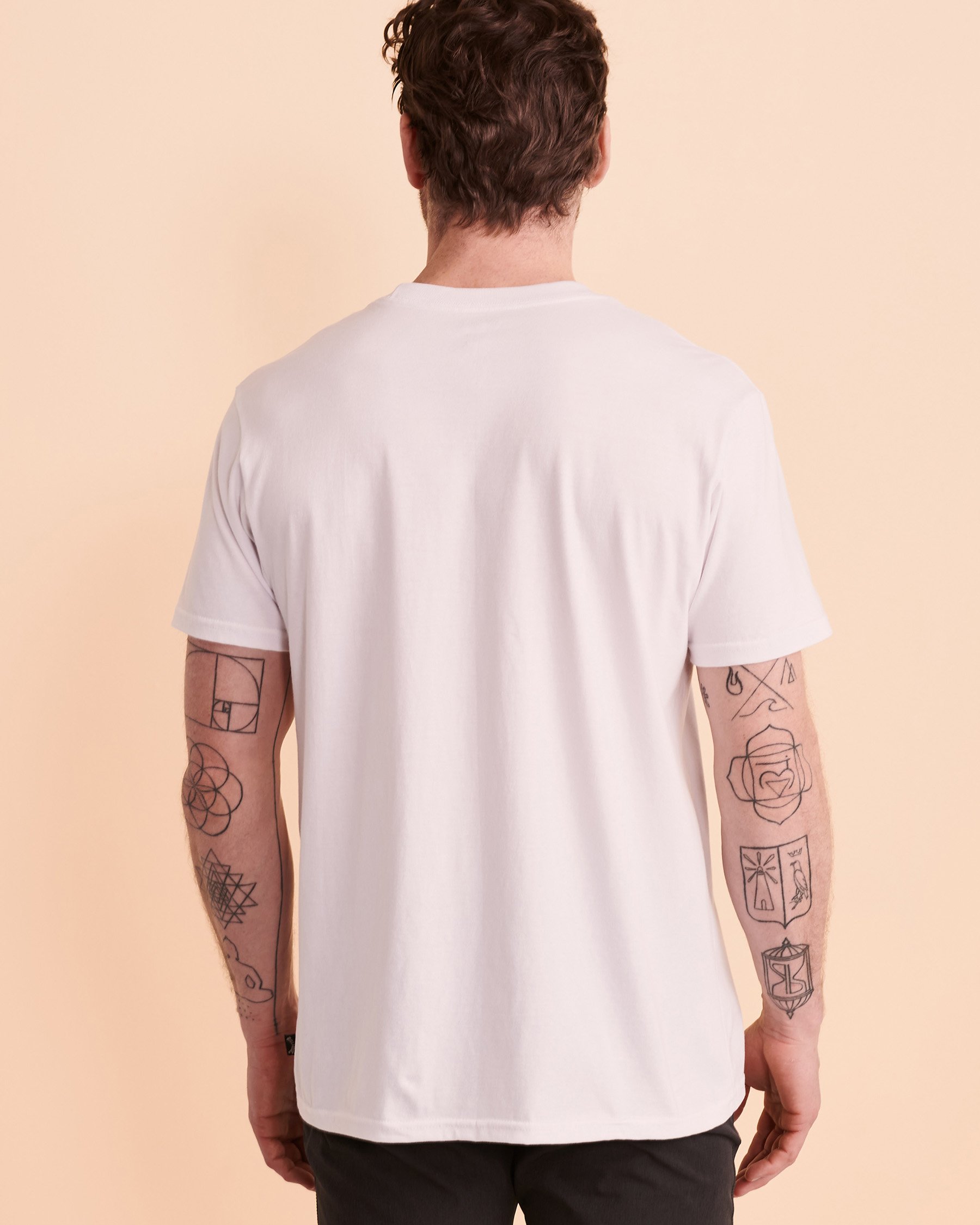 BILLABONG DIAMOND WAVE T-shirt White ABYZT01068 - View2