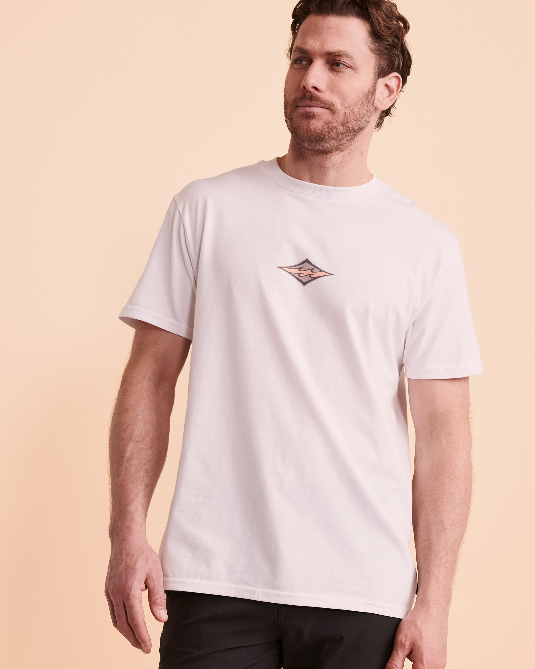 BILLABONG DIAMOND WAVE T-shirt White ABYZT01068 - View4