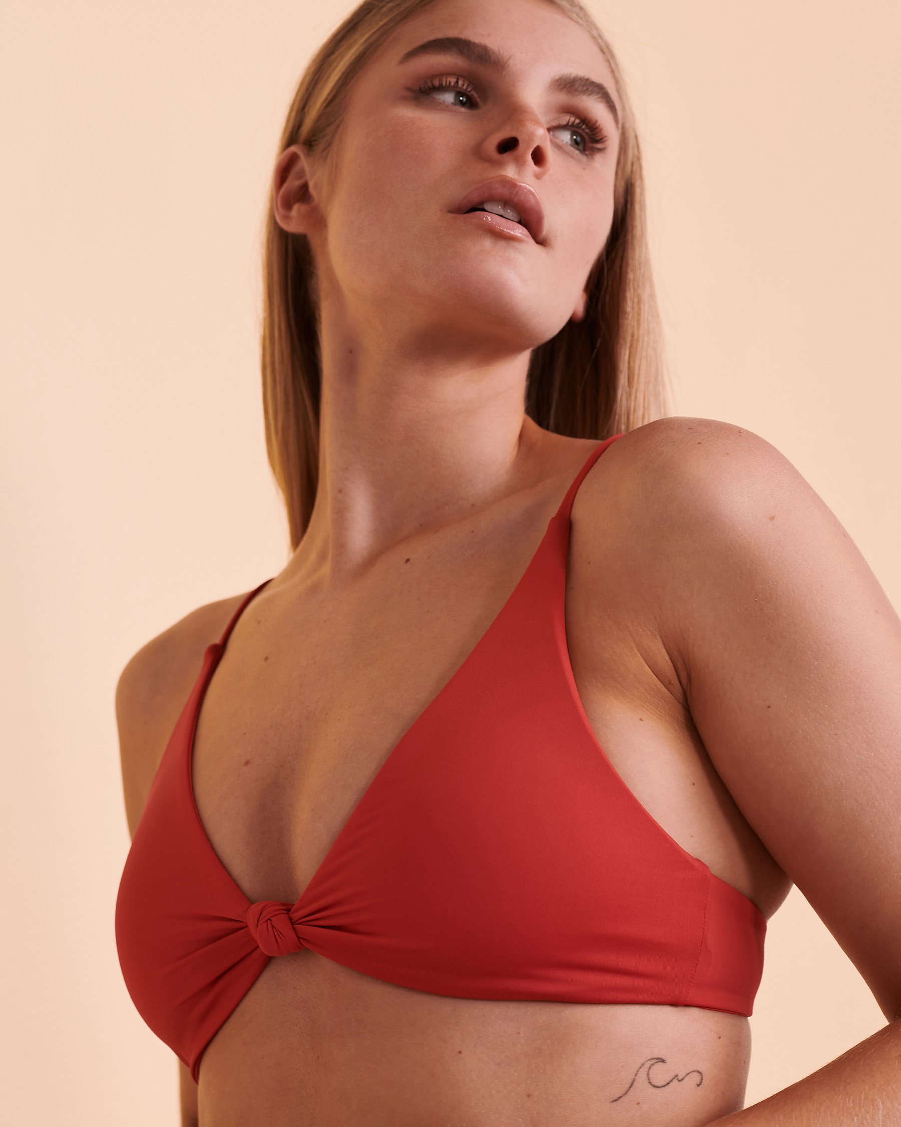 O'NEILL SALTWATER Pismo Knotted Bikini Top Red SP2474024T - View4