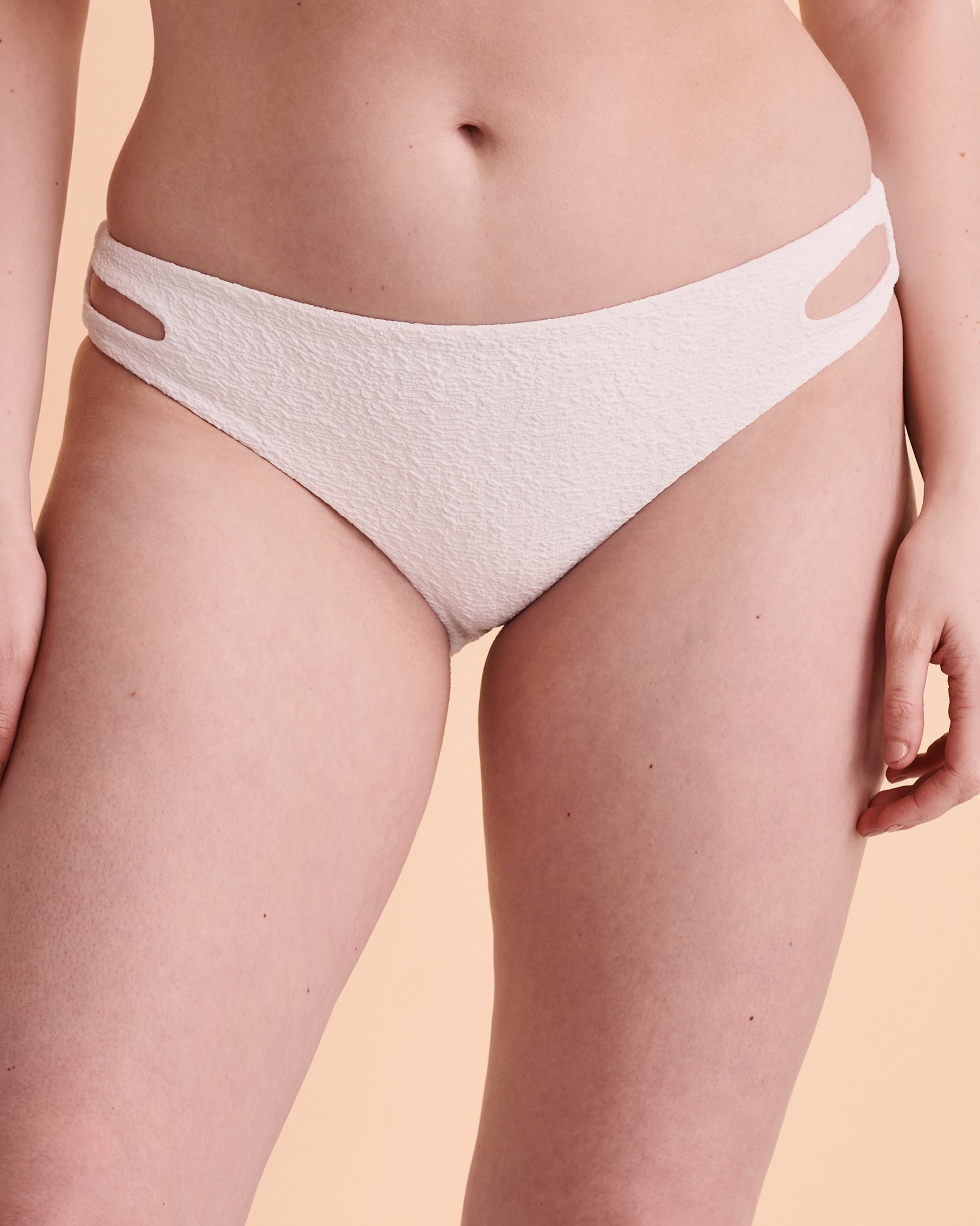 TROPIK TEXTURED Cheeky Bikini Bottom Brilliant white 01300094 - View4