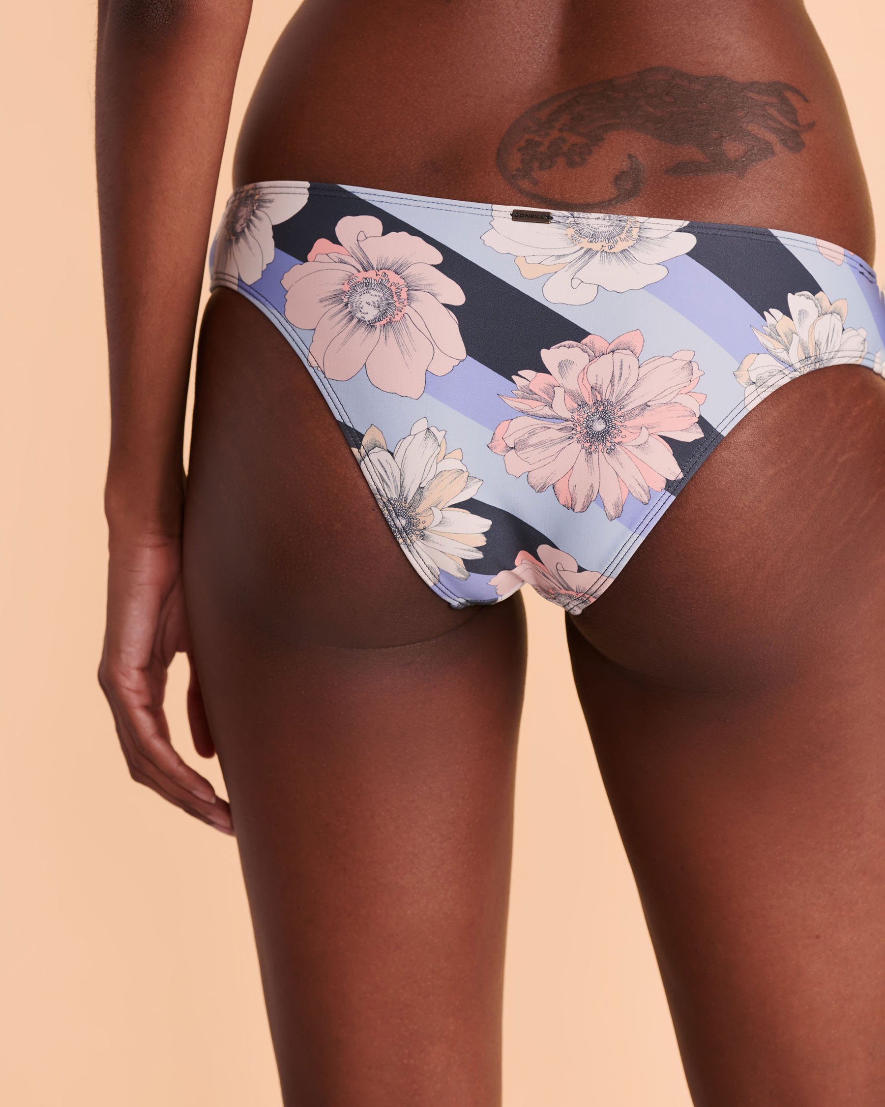 O'NEILL ROXBURY Hipster Bikini Bottom Floral stripes FA2474006B - View2