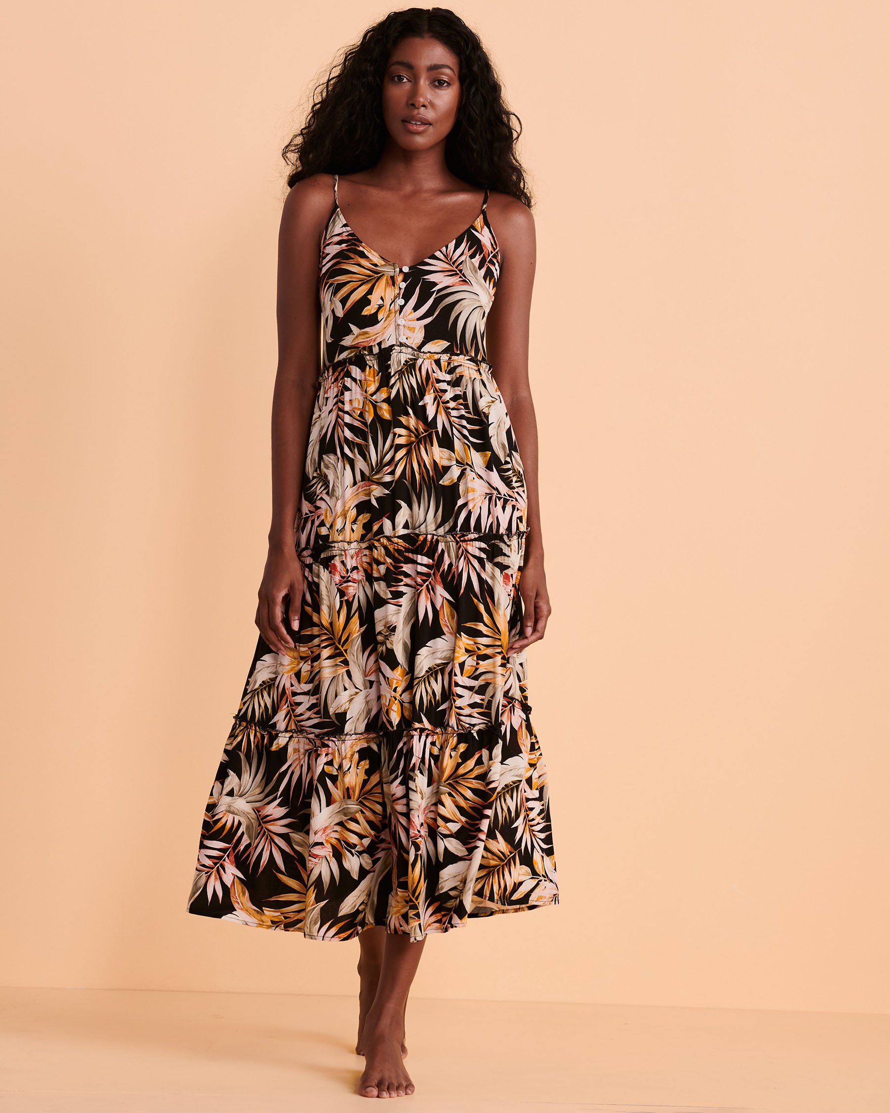 RIP CURL HAVANA Midi Dress Foliage GDRJX8 - View1