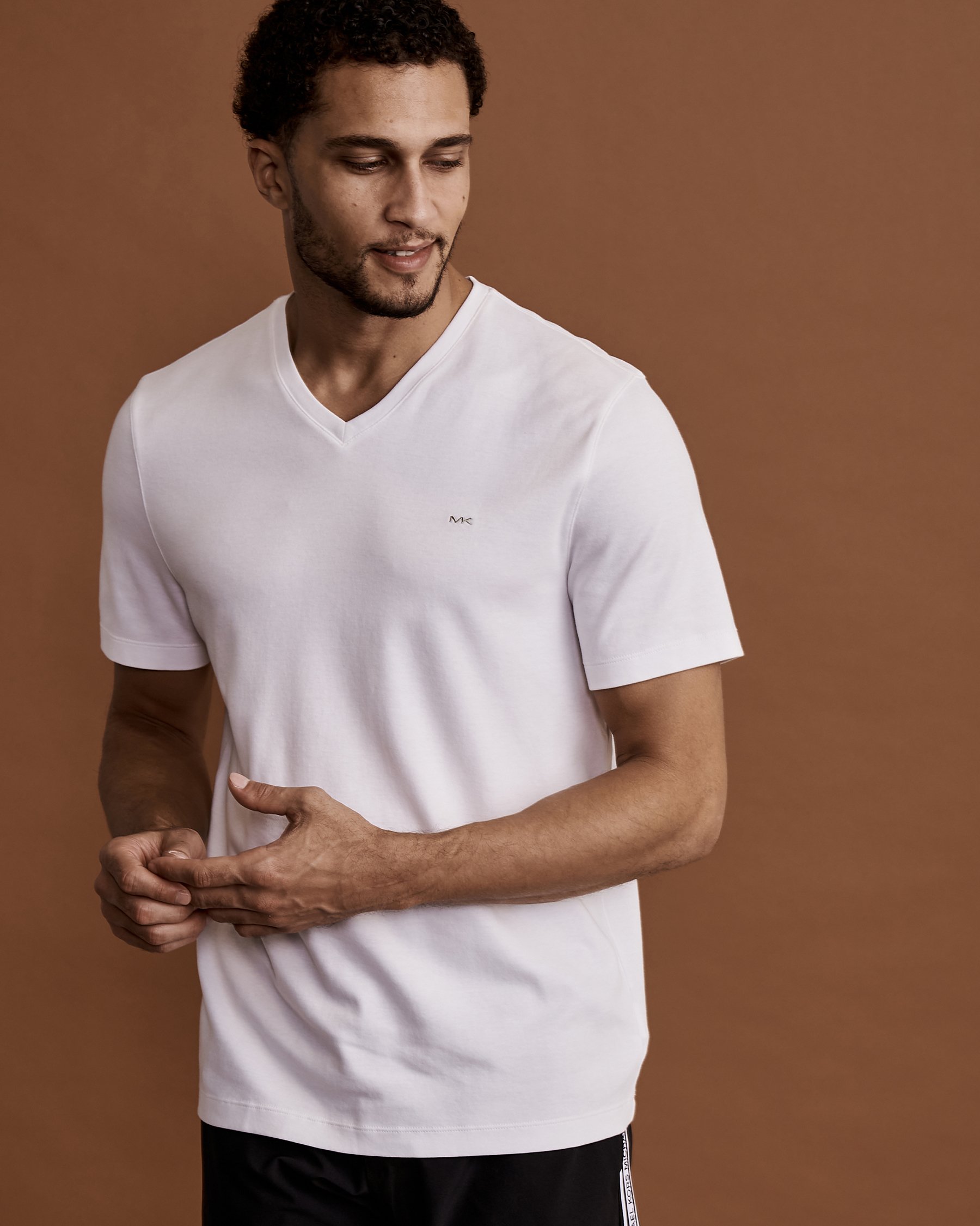 V-neck T-shirt White CB95FXZ20B - View3