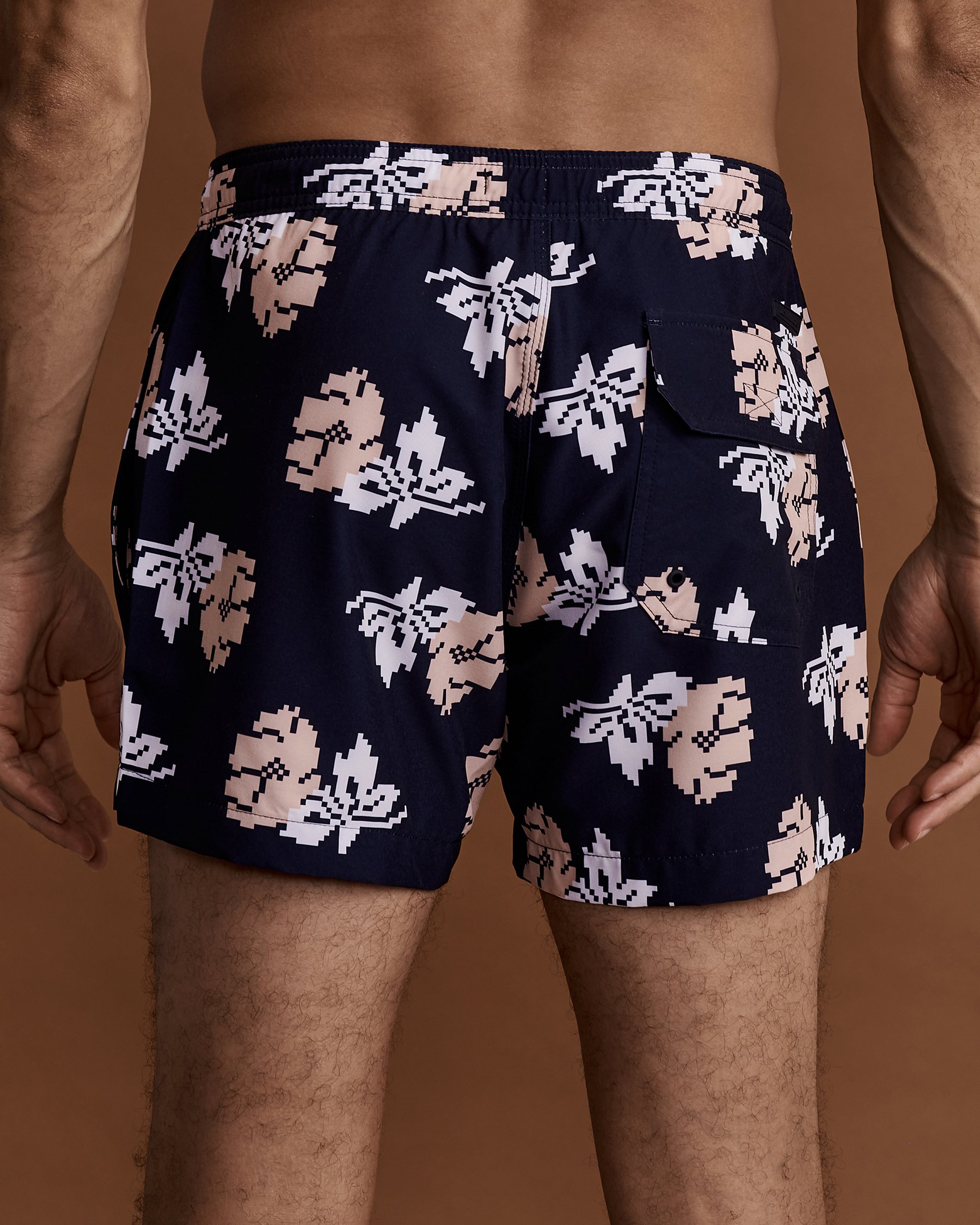 Maillot volley FLORAL Bleu minuit CS270012RY - Voir2