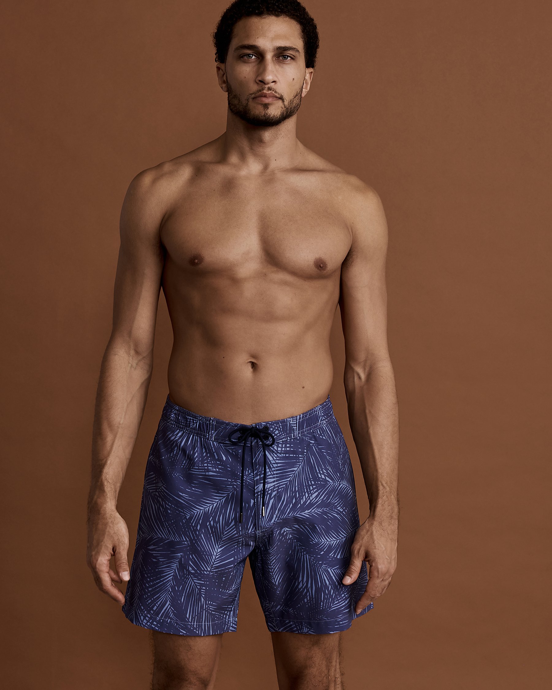 LARGE PALM Volley Swimsuit Chambray CS270025Y8 - View5