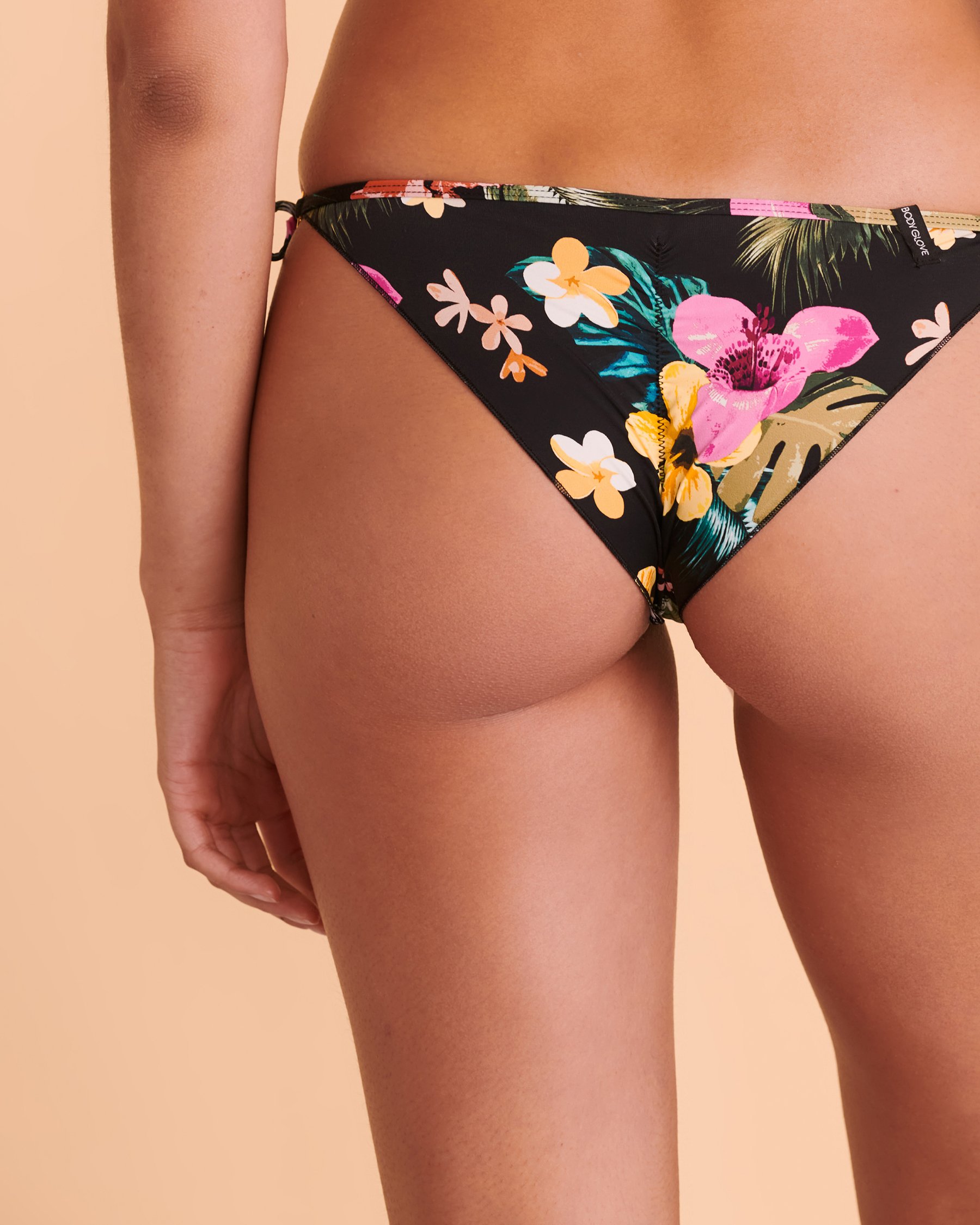 BODY GLOVE TROPICAL ISLAND Brazilian Bikini Bottom Black floral 3959128 - View3